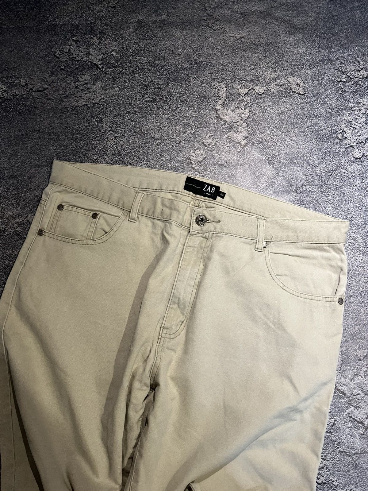 Vintage Japanese Wide Leg Baggy Streetwear Jeans Beige Size US 40 / EU 56 - 3 Thumbnail