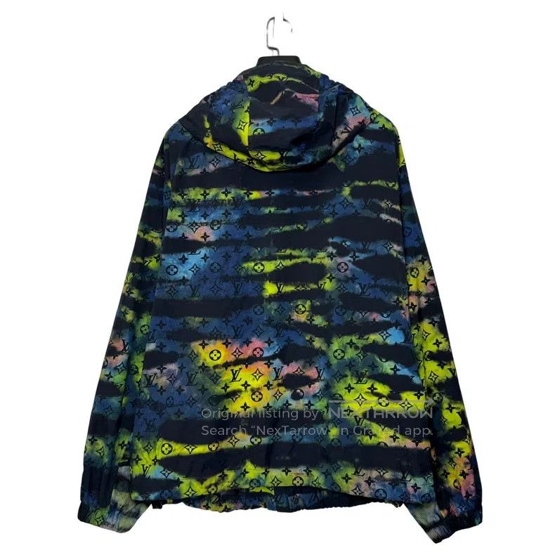 Louis Vuitton Louis Vuitton Tie-Dye Old Flower Hooded Trooper Jacket Size US L / EU 52-54 / 3 - 2 Thumbnail
