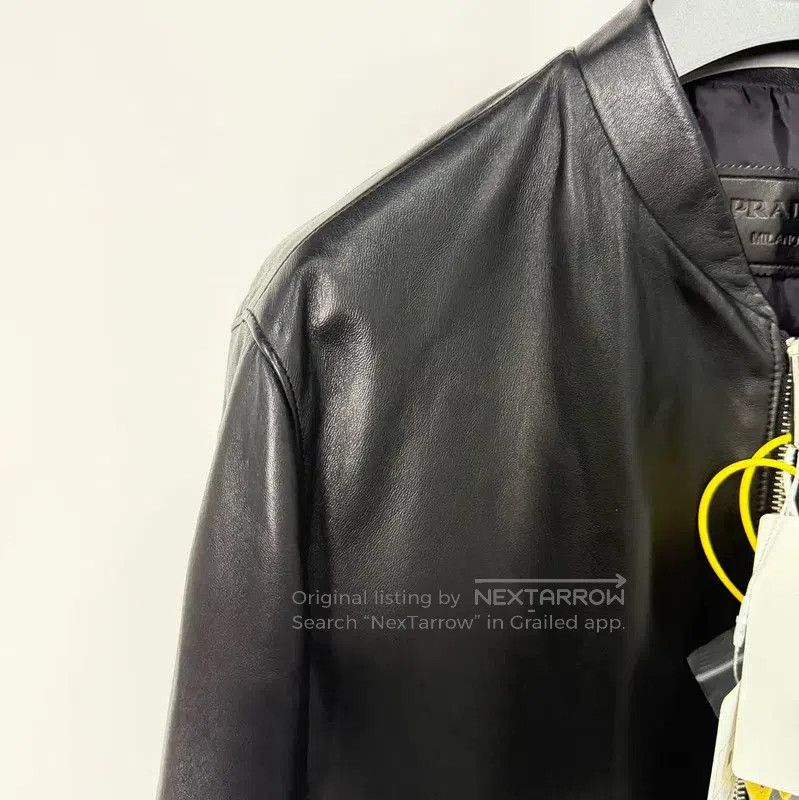 Other Prada Black Leather Women's Jacket Size S. Size S / US 4 / IT 40 - 3 Thumbnail