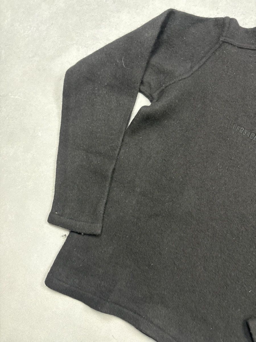 Versace Vintage 90s Versace Jeans Couture Medusa Wool Knit Sweater Size US M / EU 48-50 / 2 - 3 Thumbnail
