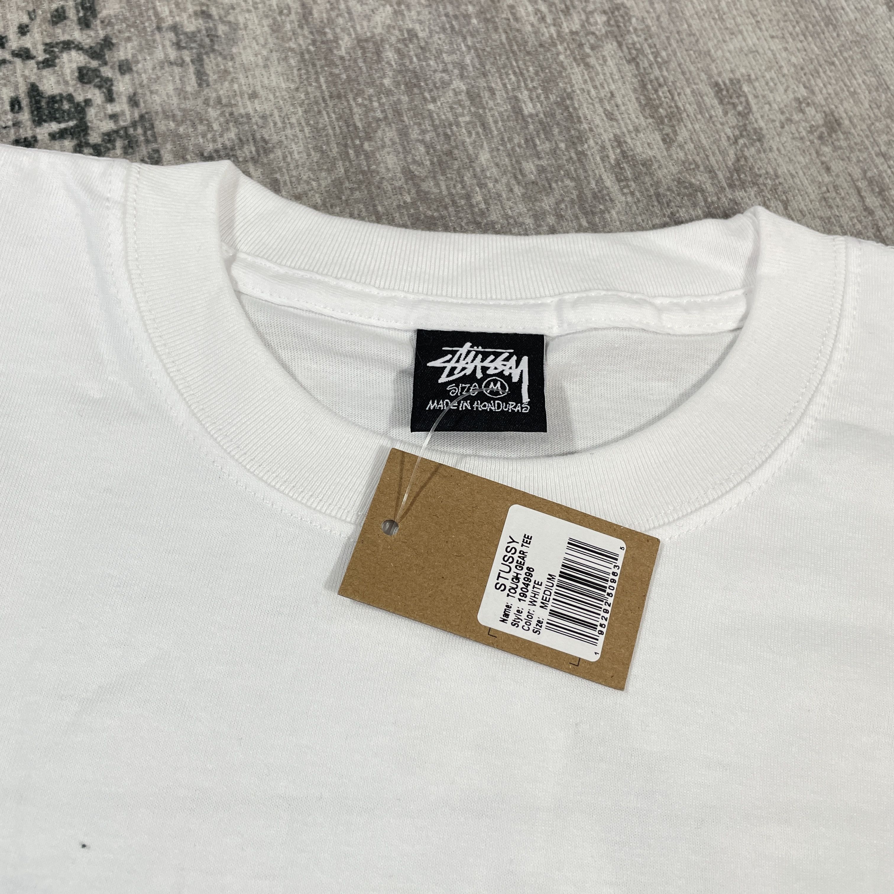 Stussy Stussy Tough Gear Tshirt White Size US M / EU 48-50 / 2 - 5 Thumbnail