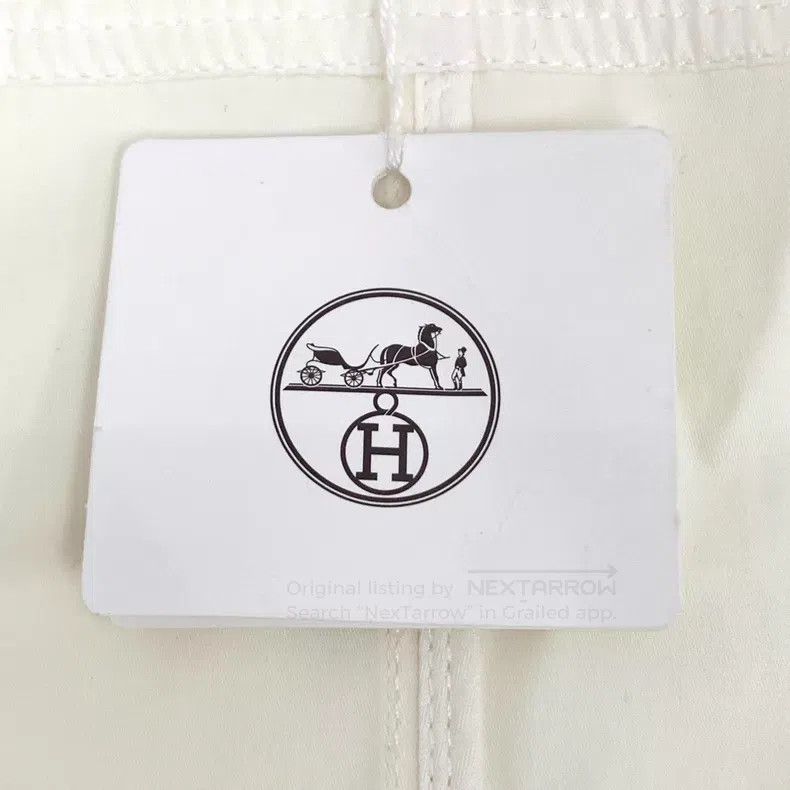 Hermes Hermes White cotton belt waist sleeveless dress Size S / US 4 / IT 40 - 7 Thumbnail