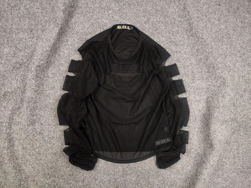 If Six Was Nine Vtg mesh long sleeve Avant Garde Y2K if six was nine Style Size US M / EU 48-50 / 2 - 1 Thumbnail