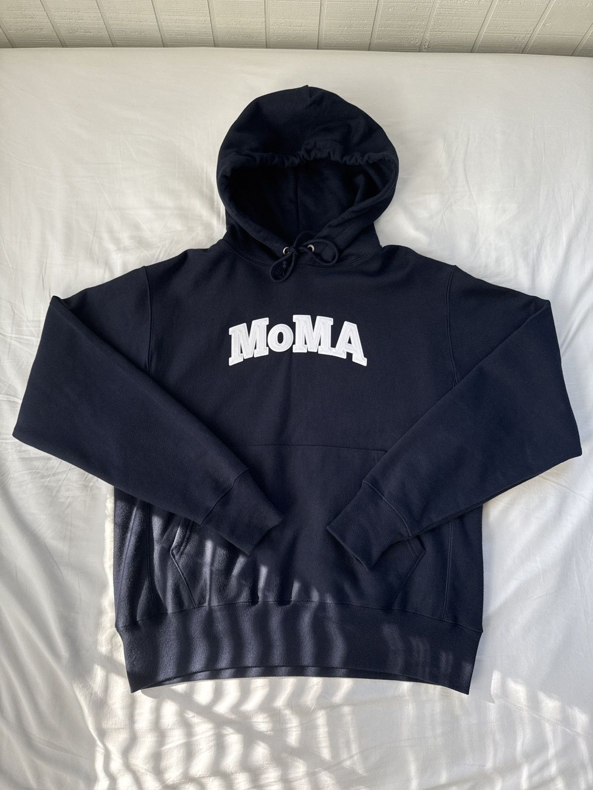 Champion Reverse Weave Hoodie MoMa Edition Navy