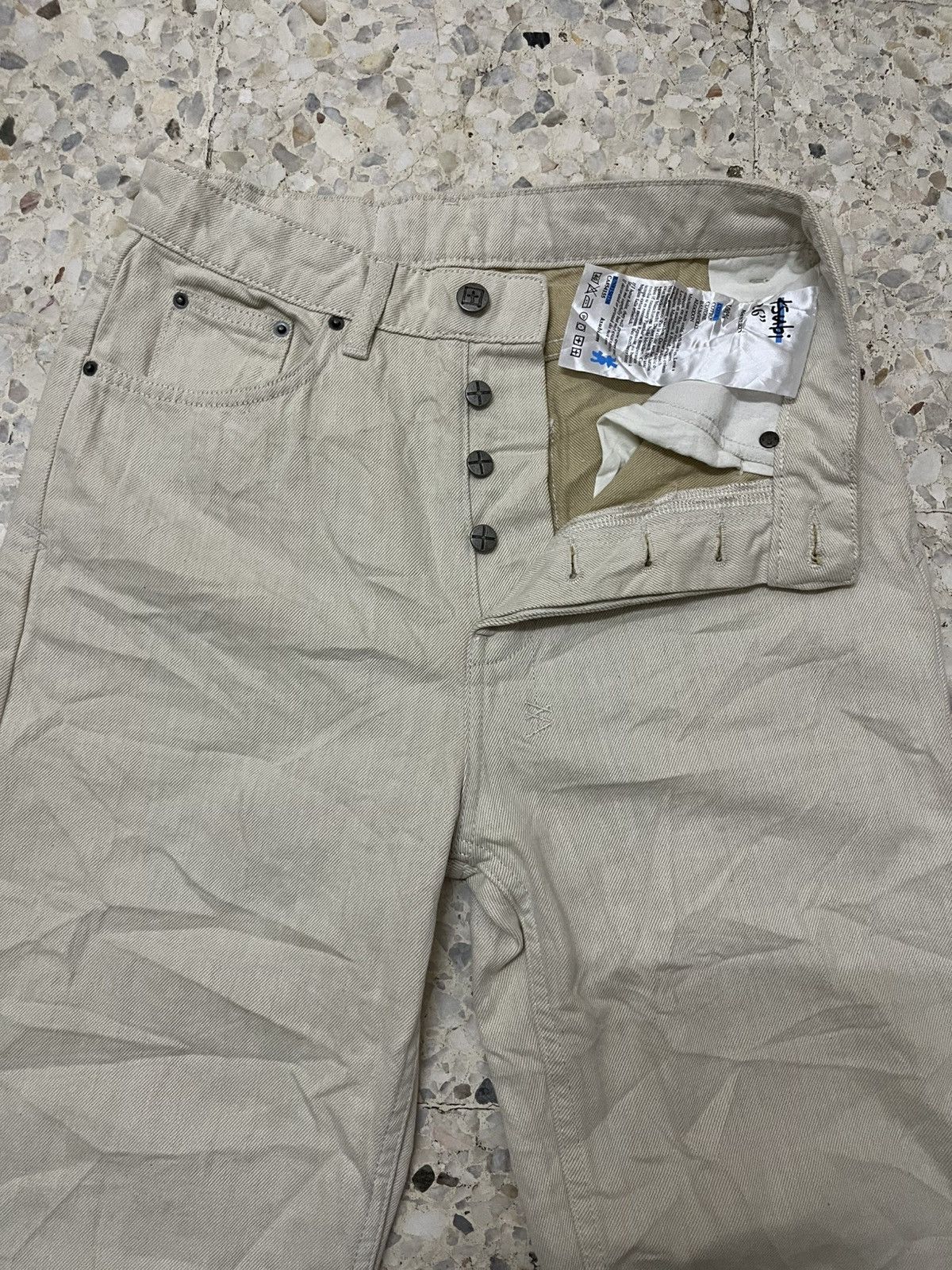Ksubi Ksubi “Royalty Heroism and The Streets” Beige Jeans Size US 28 / EU 44 - 4 Thumbnail
