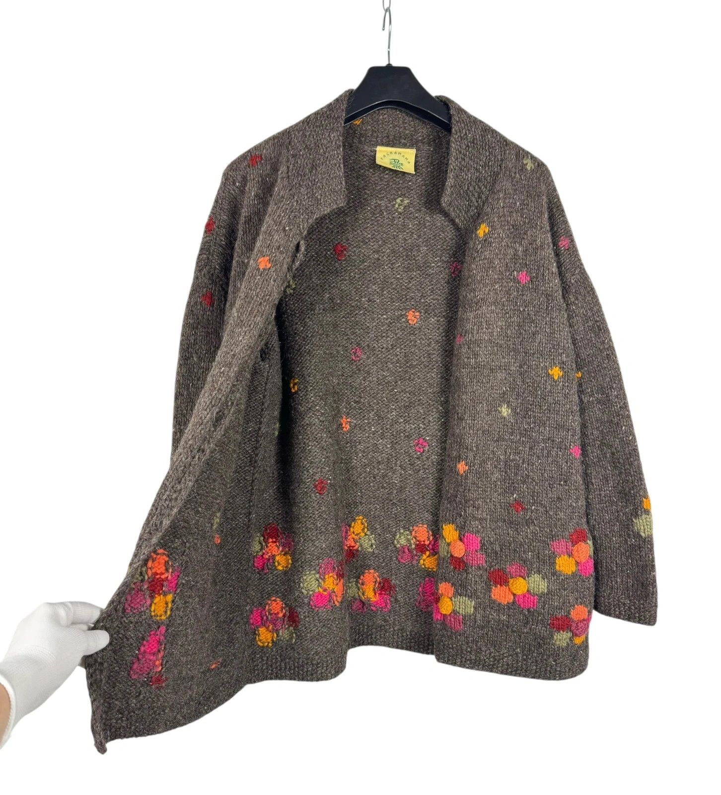 Other Pachamama Handknit Wool Cardigan Embroidered size L Size L / US 10 / IT 46 - 12 Thumbnail