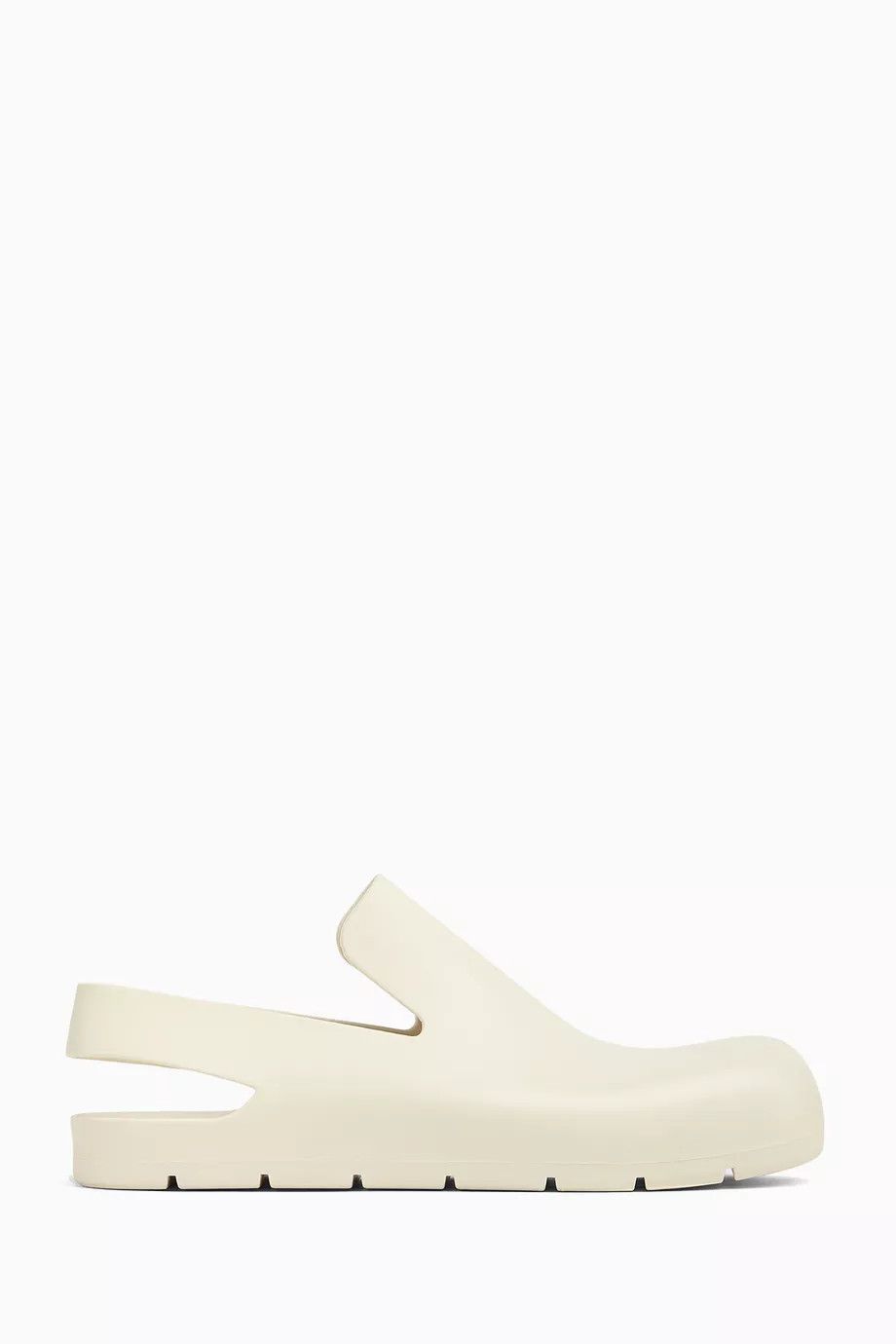o1y0725 Rubber Mules in Ivory