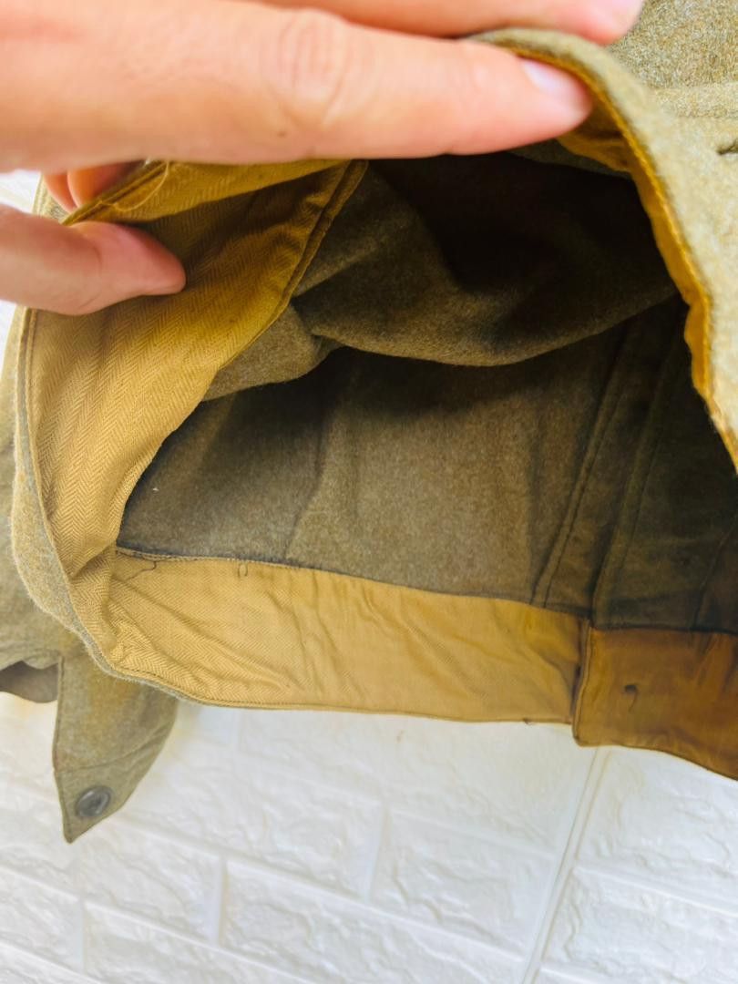 Japanese Brand × Vintage Vintage 40s Military Army Wool Jacket Designer Fashion Style Size US M / EU 48-50 / 2 - 11 Thumbnail