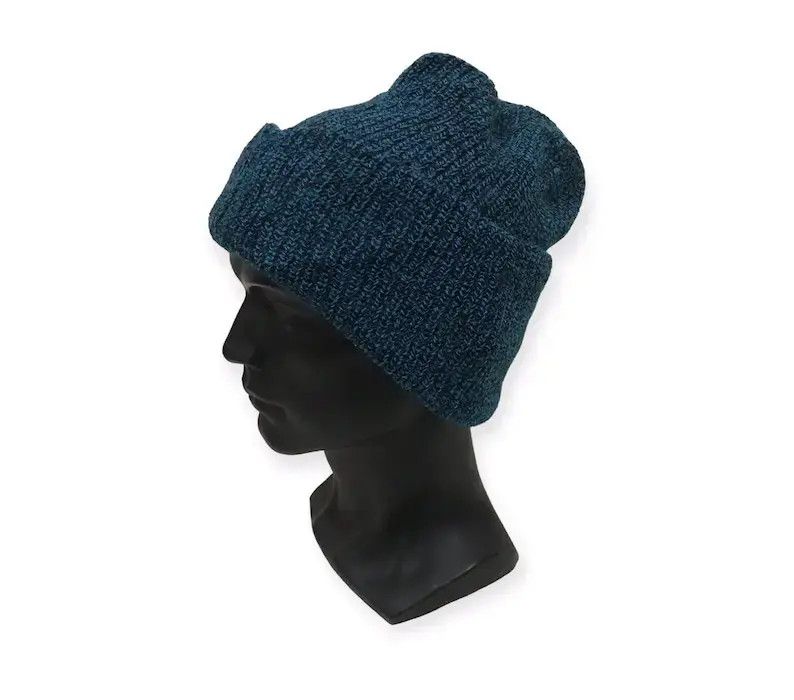 Japanese Brand × Vintage Japanese Brand Plain Beanie Hat Size ONE SIZE - 1 Thumbnail