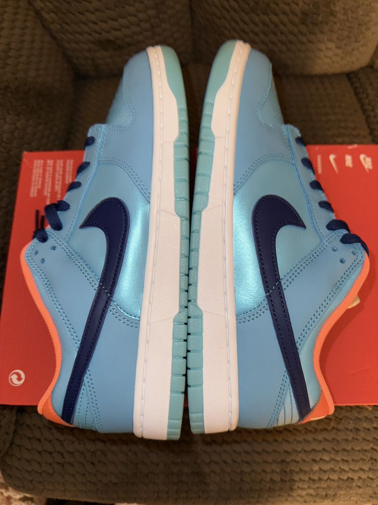 Nike Nike Dunk Low SE “Baltic Blue/Total Orange” NEW! box-no lid Size US 9.5 / EU 42-43 - 7 Thumbnail