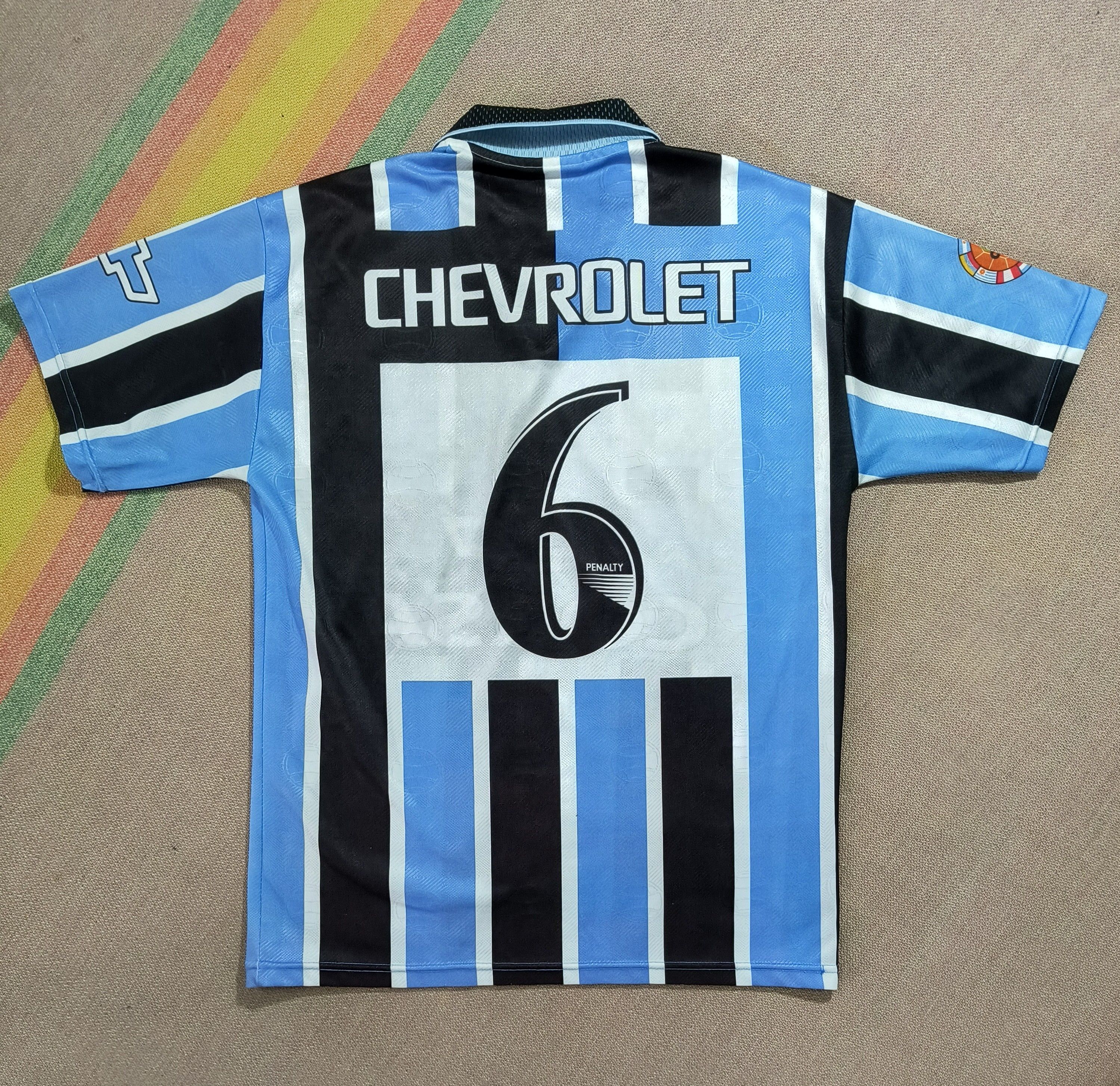 Penalty DS Vintage Gremio FBPA #6 Roger Machado 1998 home jersey Size US L / EU 52-54 / 3 - 7 Thumbnail