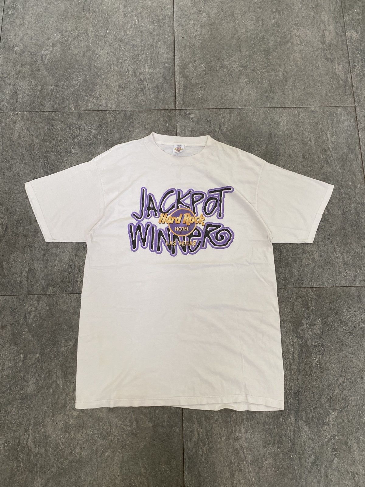 Hard Rock Cafe Vtg Hard rock Hotel Jackpot Winner Las Vegas Size US XL / EU 56 / 4 - 1 Thumbnail