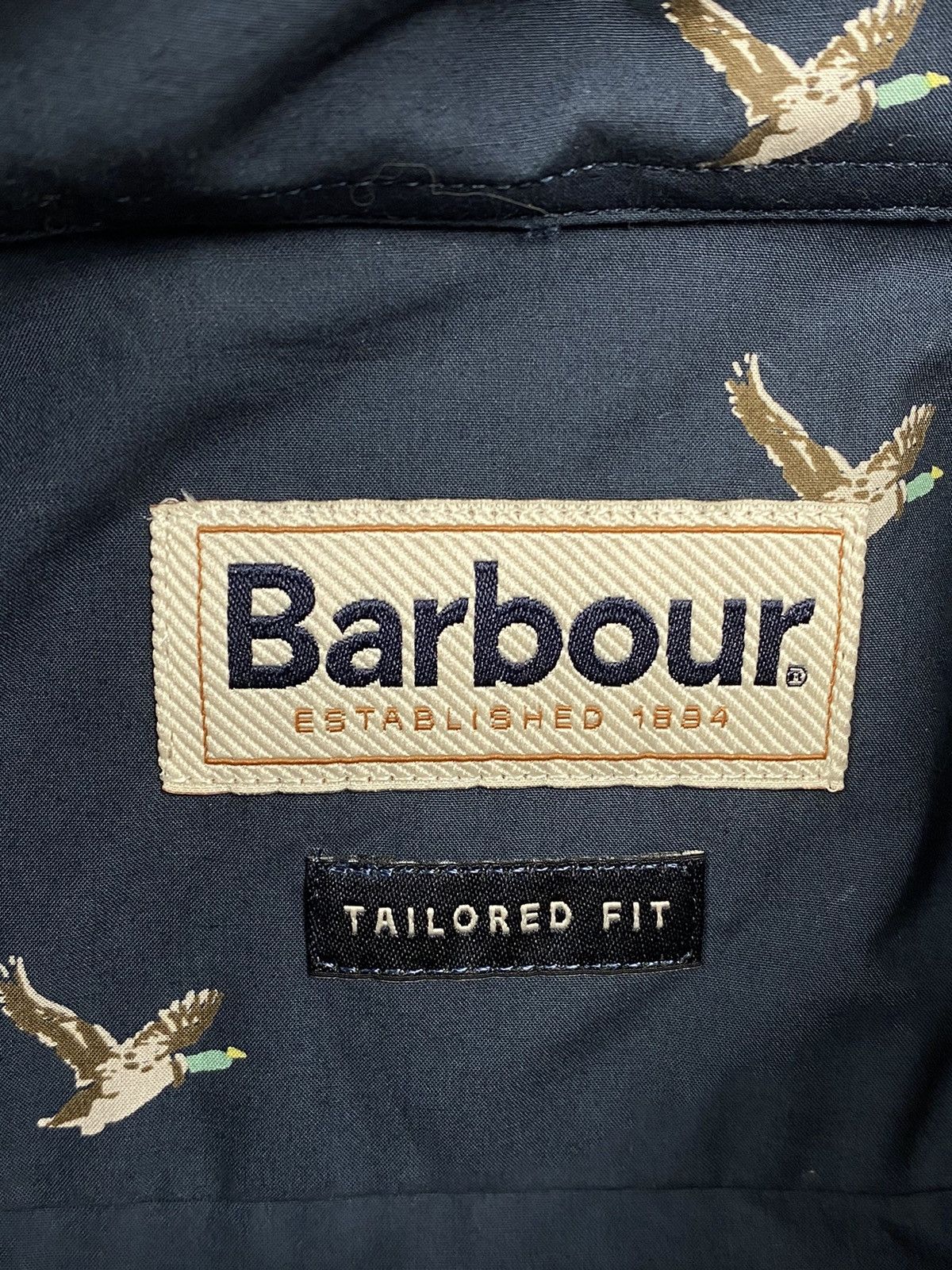Barbour Barbour over print ducks button up shorts sleeve shirt Size US M / EU 48-50 / 2 - 10 Thumbnail