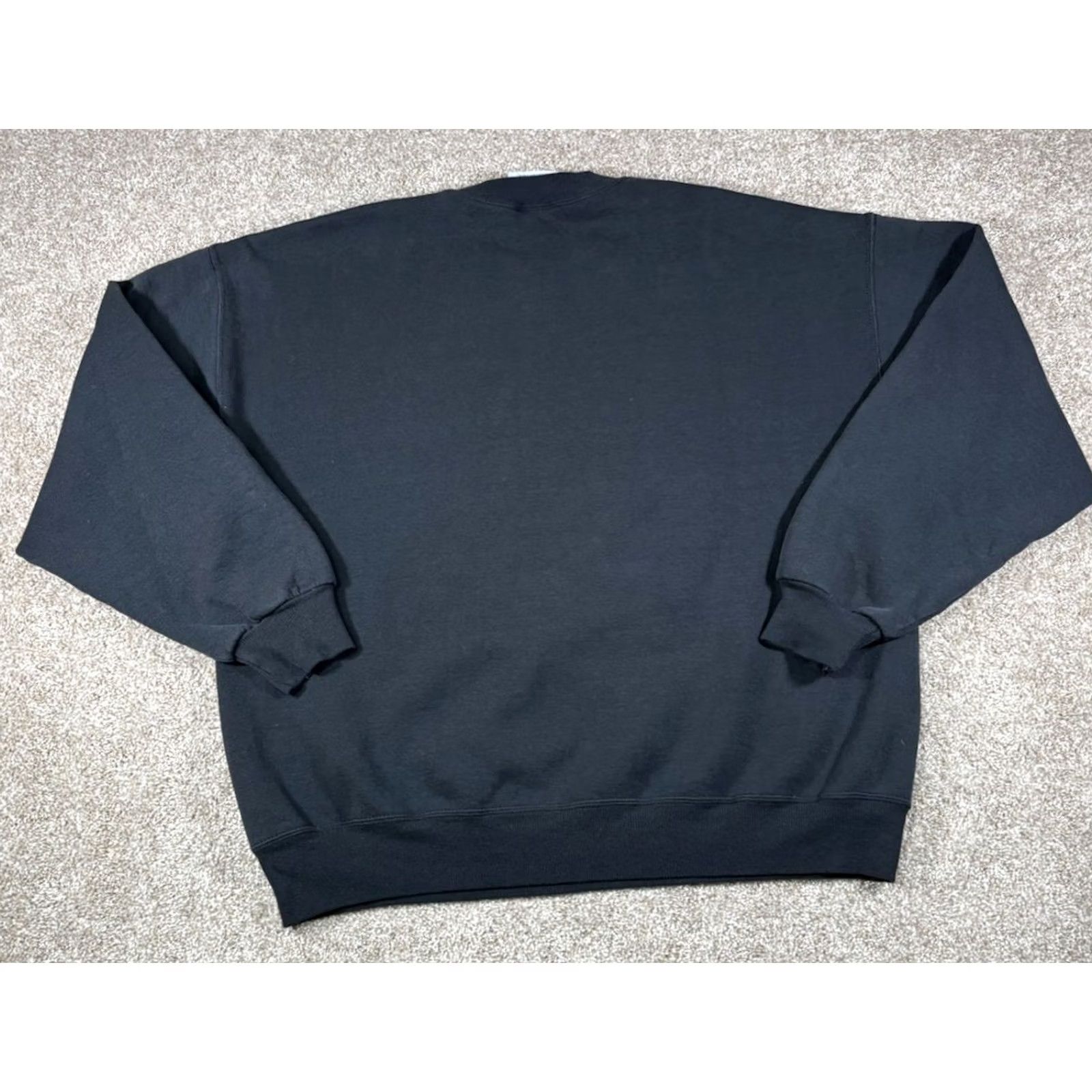 X-LARGE VINTAGE The Game Crewneck Sweatshirt Black XL USA Men Sweatshirt Regular Fit Pull Over All Seasons Knit Cotton Blend Size US XL / EU 56 / 4 - 4 Thumbnail