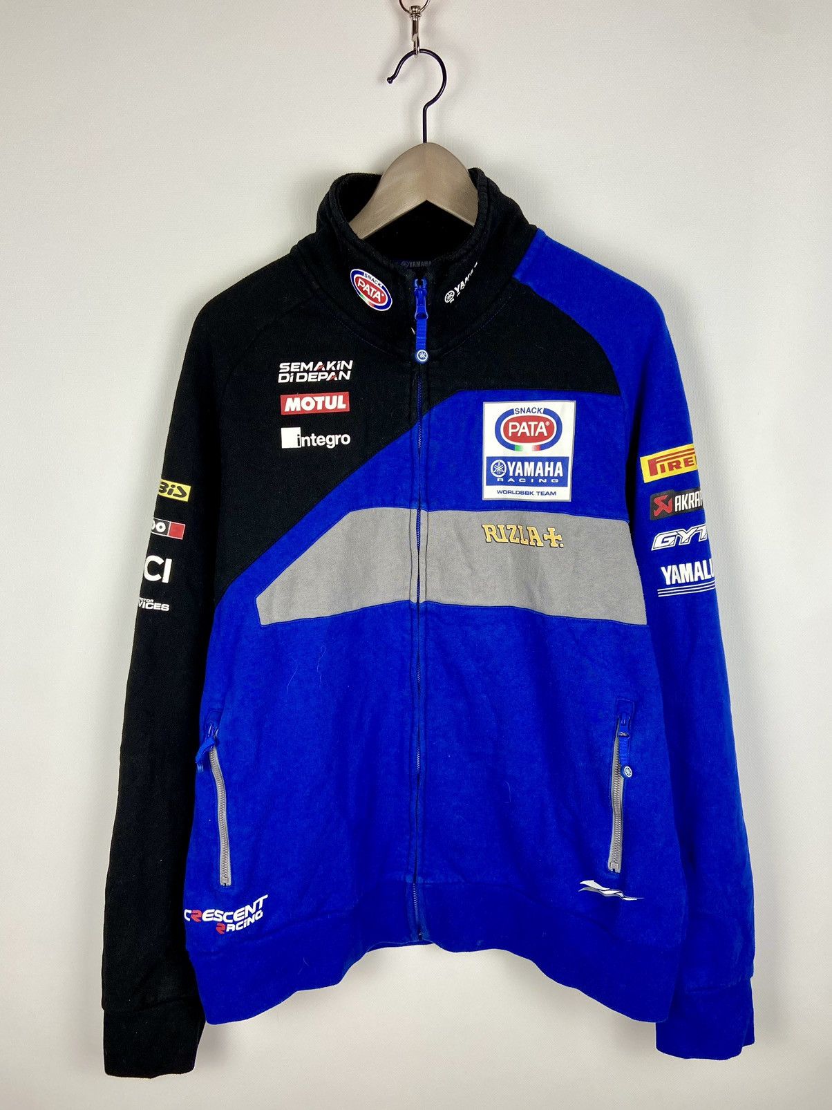 Vintage × Yamaha Yamaha Racing Rizla + Pata Snack Promo Jacket Cotton Mens Size US XL / EU 56 / 4 - 1 Thumbnail