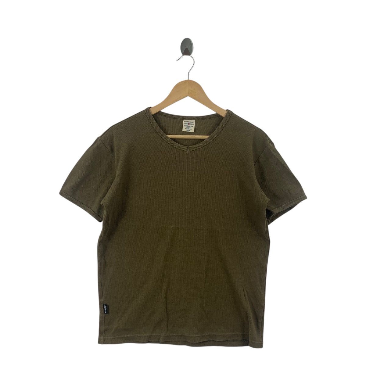 Avirex Vintage AVIREX USA AMERICAN Classic Waffle Tee Shirt Top Size L / US 10 / IT 46 - 4 Thumbnail
