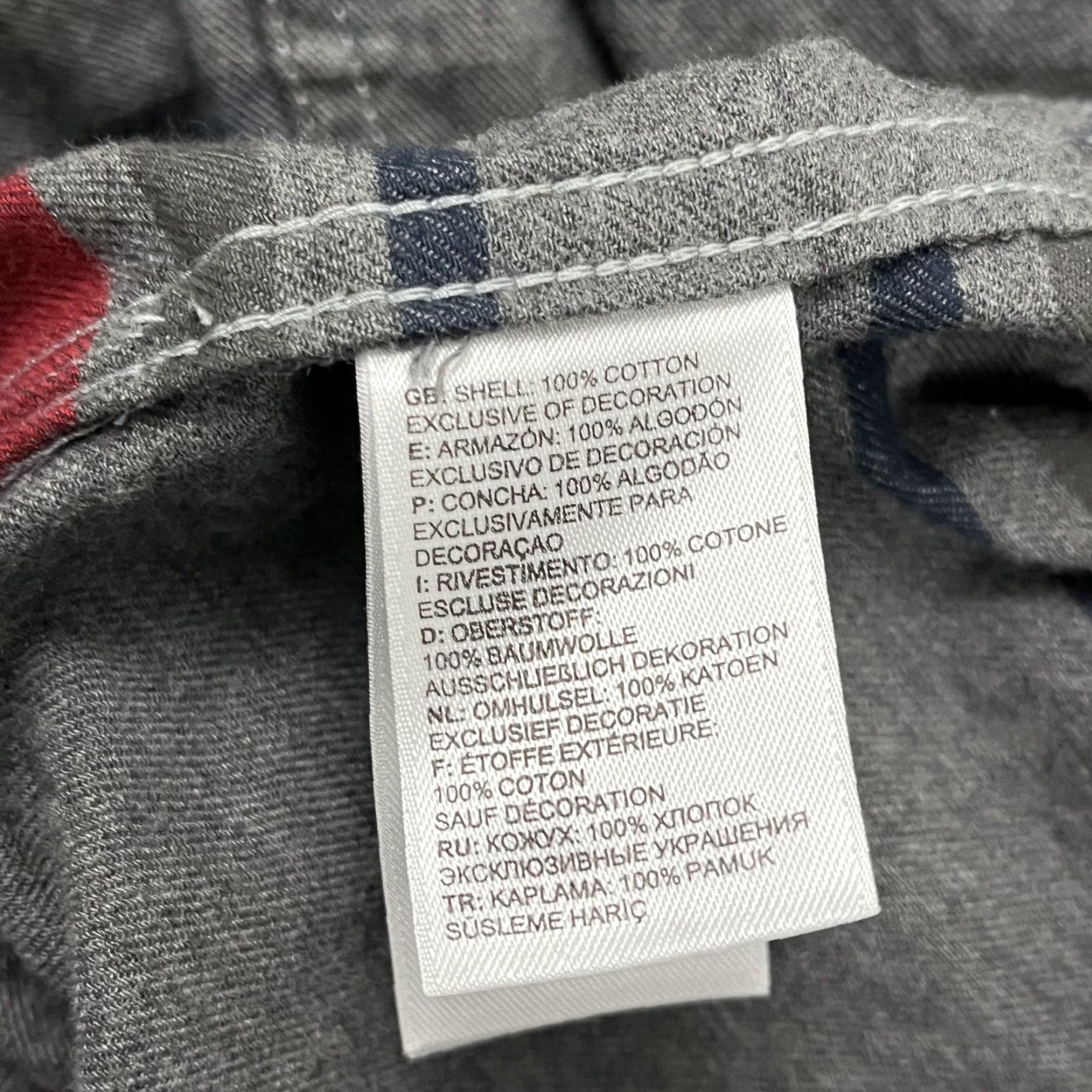 The North Face The North Face Approach Flannel Shirt Mens XL Gray Red Plaid Hiking Button Up Size US XL / EU 56 / 4 - 7 Thumbnail