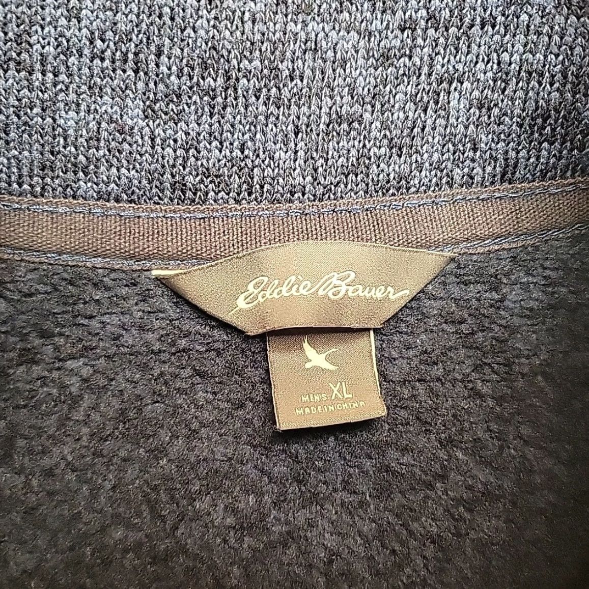 Eddie Bauer Eddie Bauer Sweater Mens XL Blue Quarter Snap T Fleece Pullover Outdoor Casual Size US XL / EU 56 / 4 - 3 Thumbnail