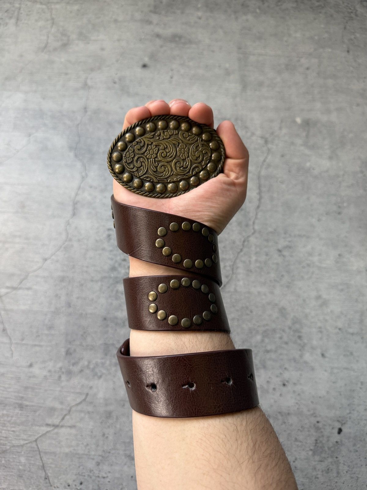 If Six Was Nine 00’s NUMBER NINE STYLE LEATHER RARE Y2K BELT VINTAGE Size ONE SIZE - 1 Thumbnail