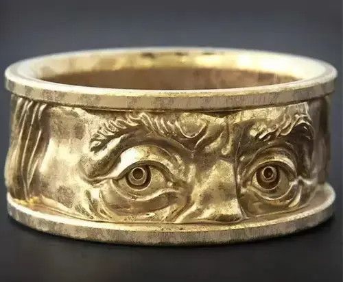 Vintage Benjamin Franklin Gold Ring(custom listing) Size ONE SIZE - 2 Thumbnail