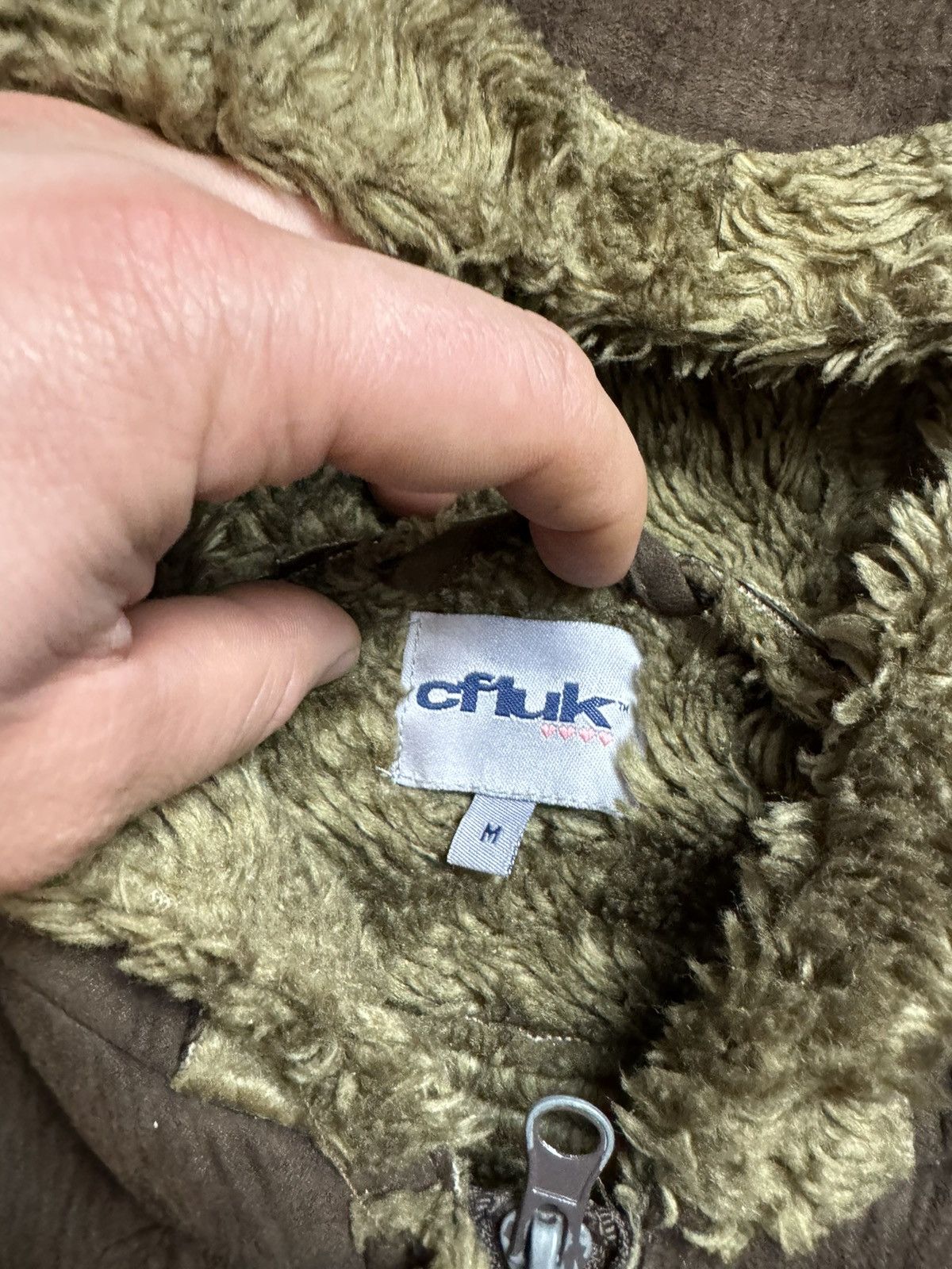 If Six Was Nine × Vintage Vintage Y2K Fuzzy Fur Hood Sued Alaska Avantgarde Vests Size US M / EU 48-50 / 2 - 7 Thumbnail