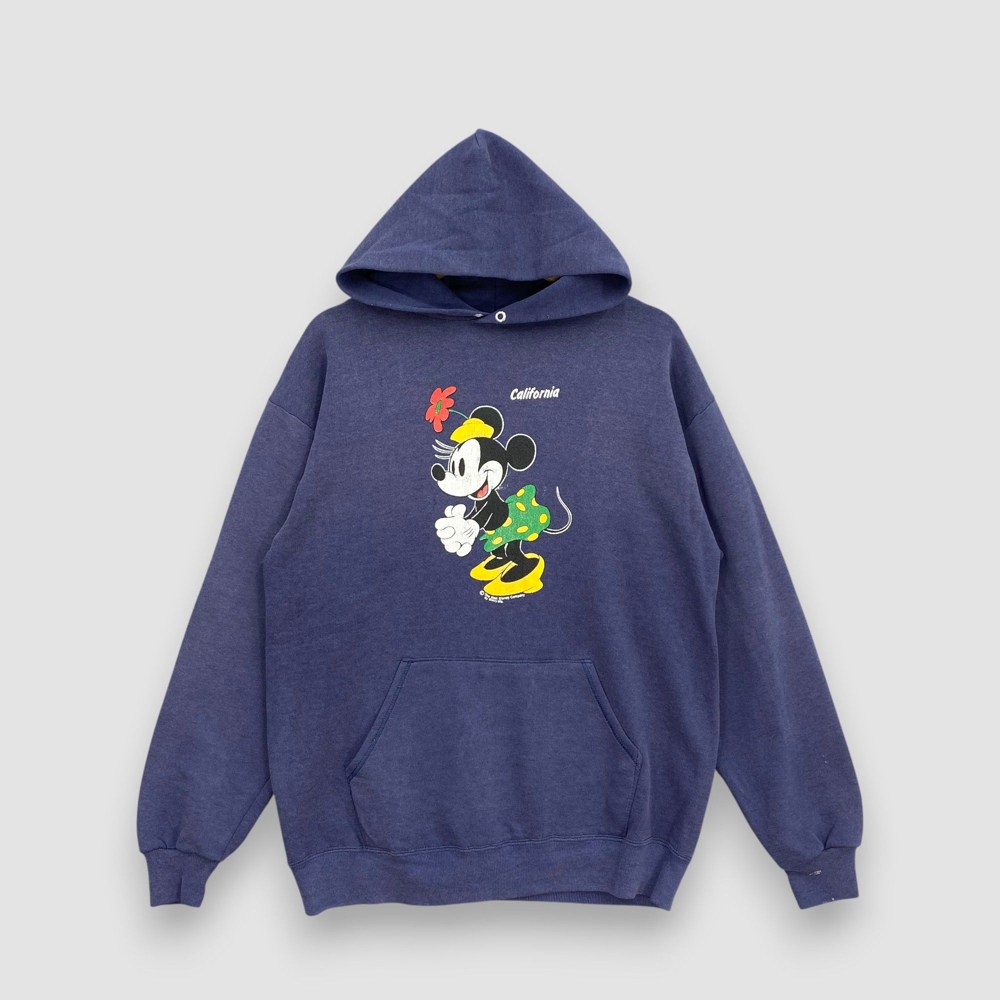 Disney Vintage 90s Disney Minnie Mouse California Pullover Hoodie Size US M / EU 48-50 / 2 - 2 Thumbnail