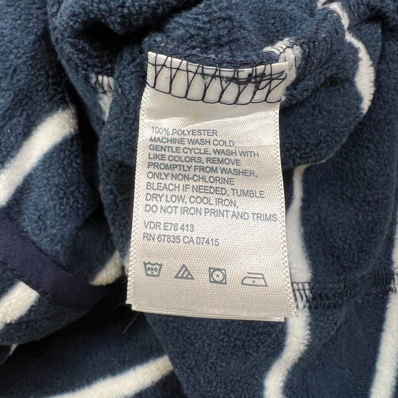 Nautica × Vintage Nautica Fleece XS Zip Nature Outdoor Pullover Sweatshirt Size US XS / EU 42 / 0 - 7 Thumbnail