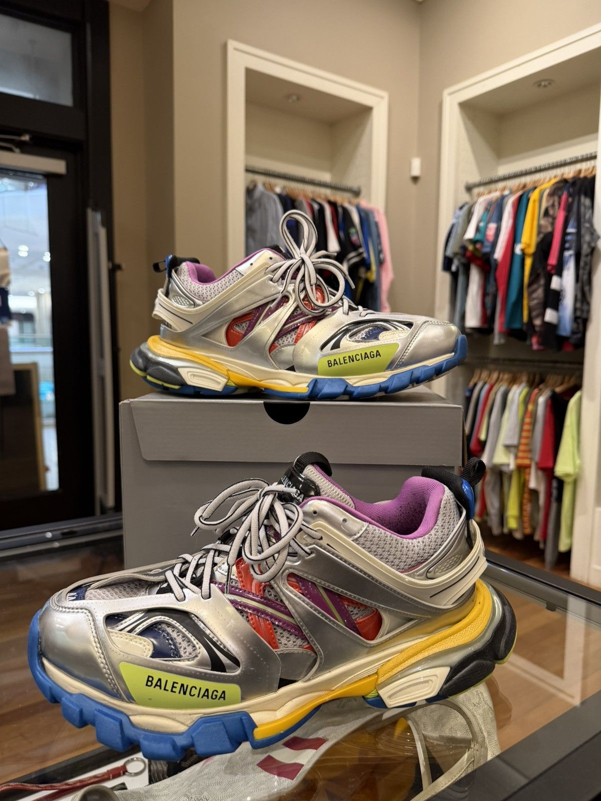 Balenciaga Balenciaga Track -Silver Multicolor Size US 11 / EU 44 - 3 Thumbnail