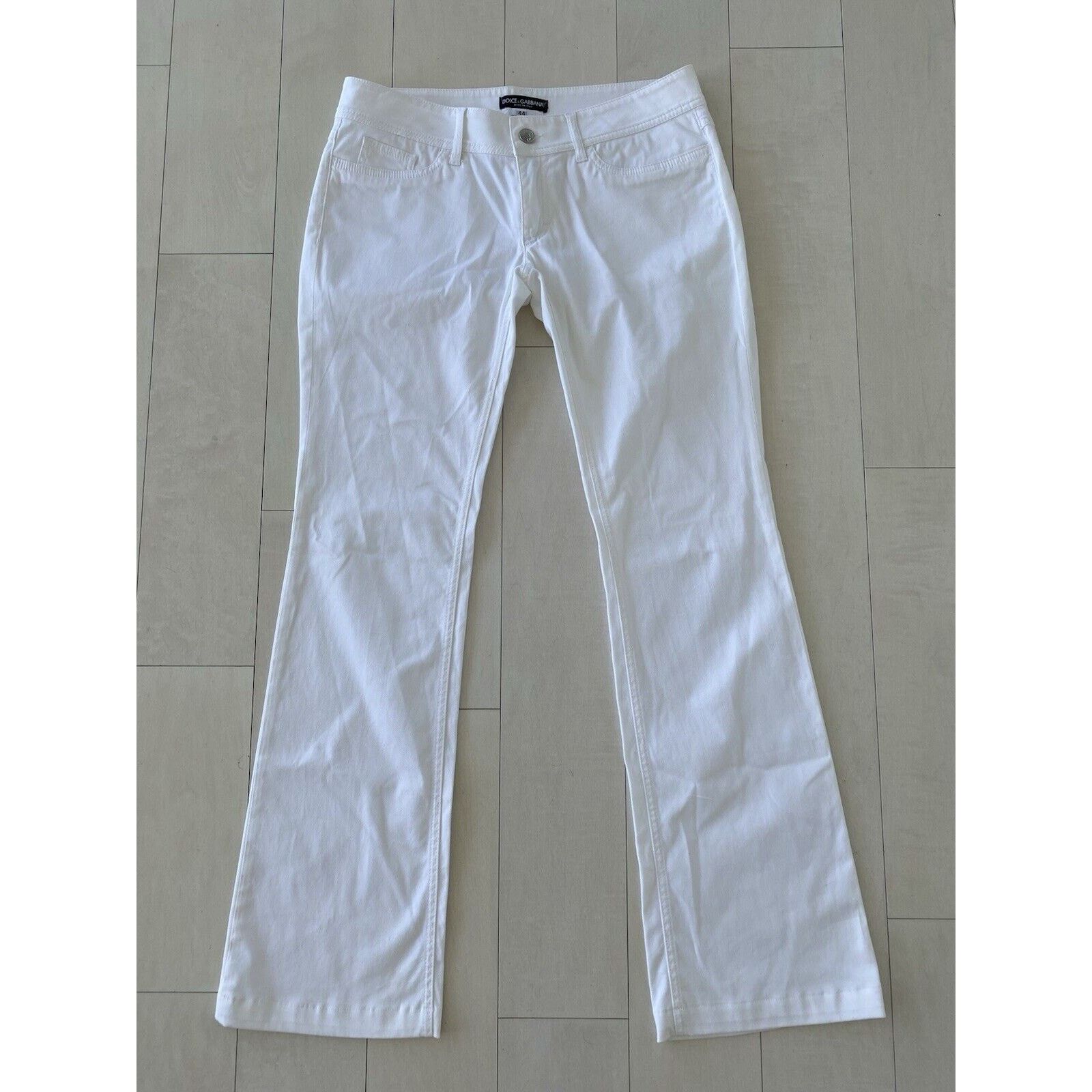 Dolce & Gabbana Dolce&Gabbana Flared Pants 34x31. Great Condition White Size 34" / US 12 / IT 48 - 1 Thumbnail