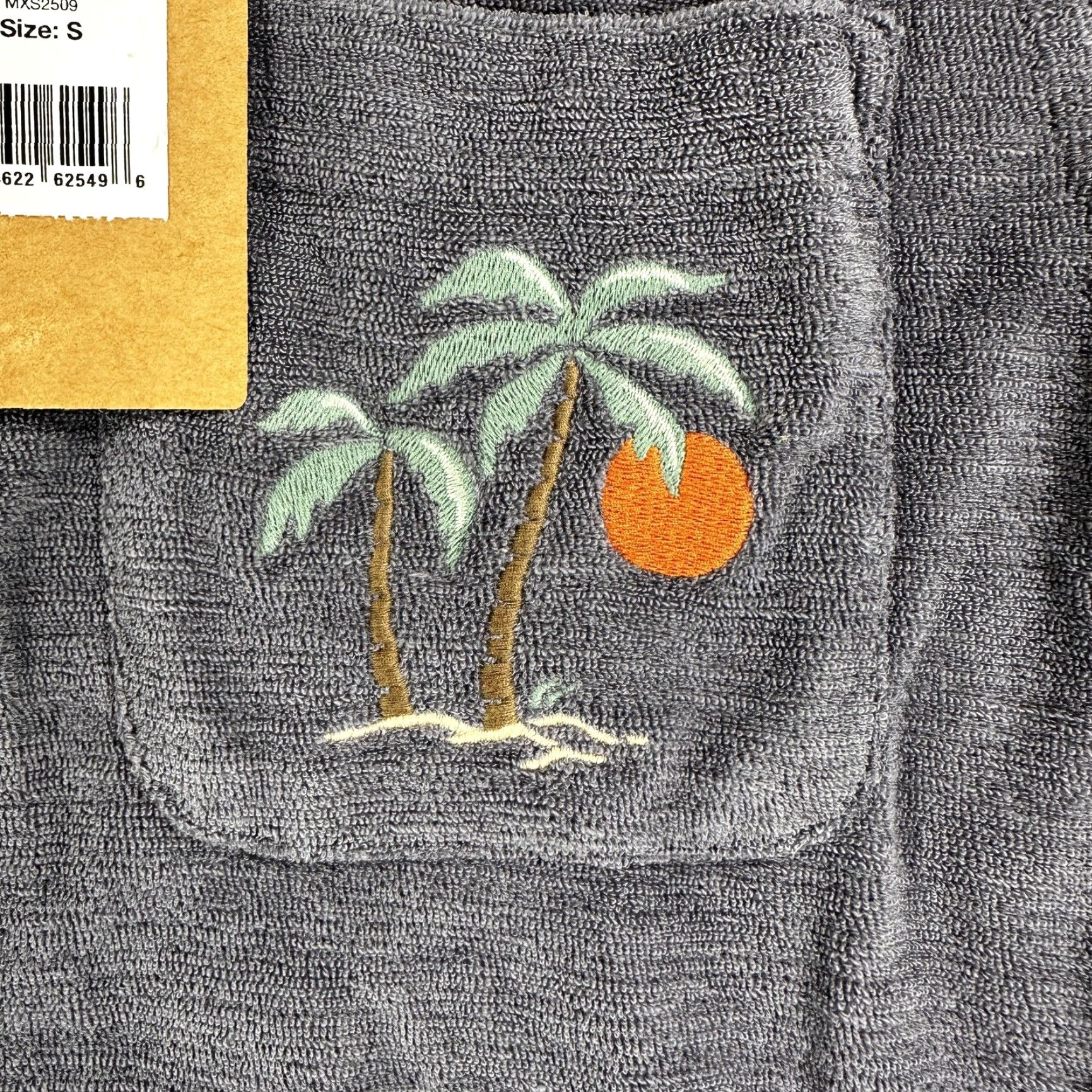 Faherty Faherty Cabana Towel Terry Shirt Mens Small Gray Short Sleeve Button-Up Collared Casual Beach Vacation Vintage No (omit if needed) Size US S / EU 44-46 / 1 - 5 Thumbnail