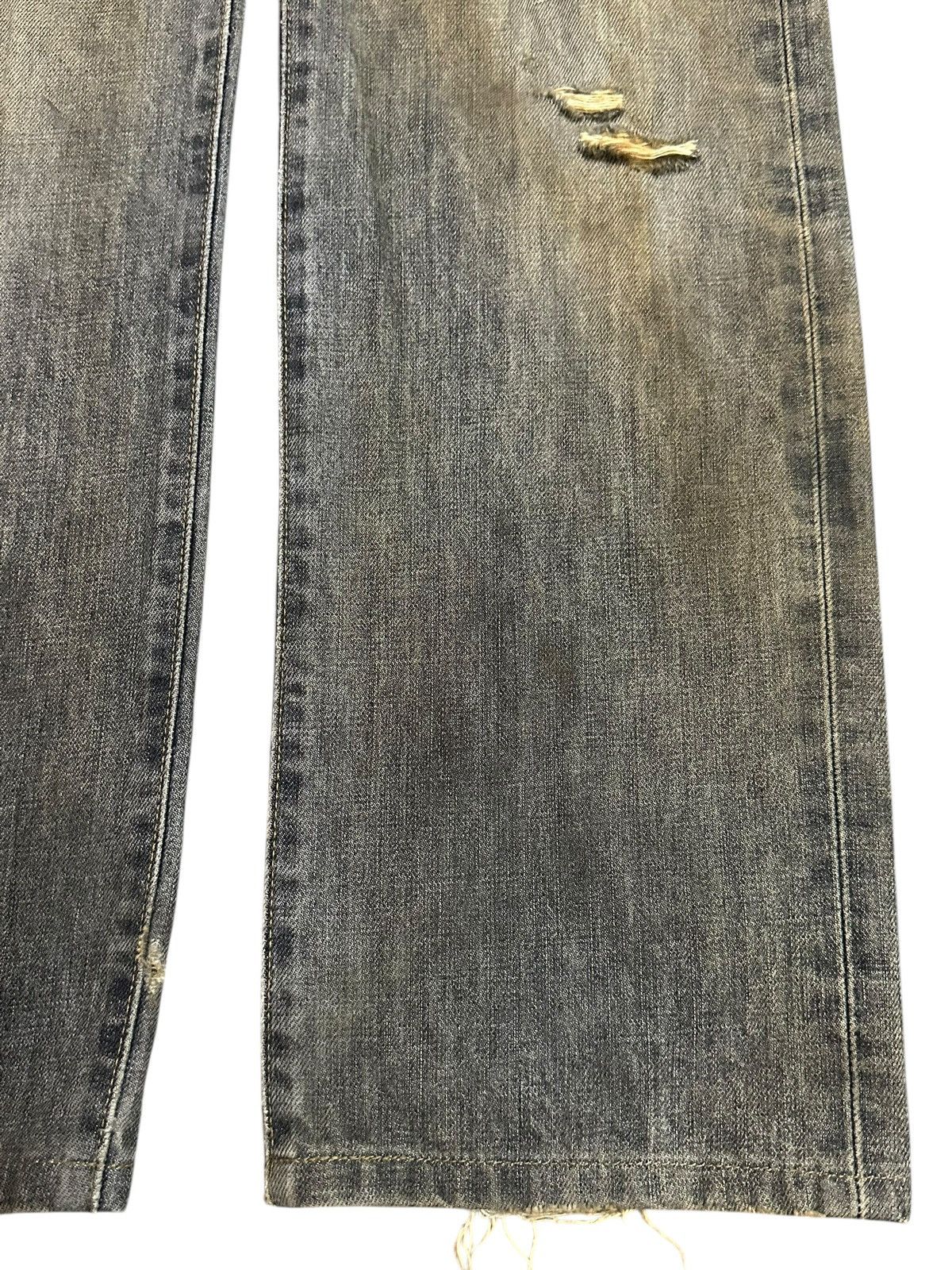 Edwin Vintage Edwin 503 Mud Wash Style Distress Loose Jeans Size US 29 - 8 Thumbnail