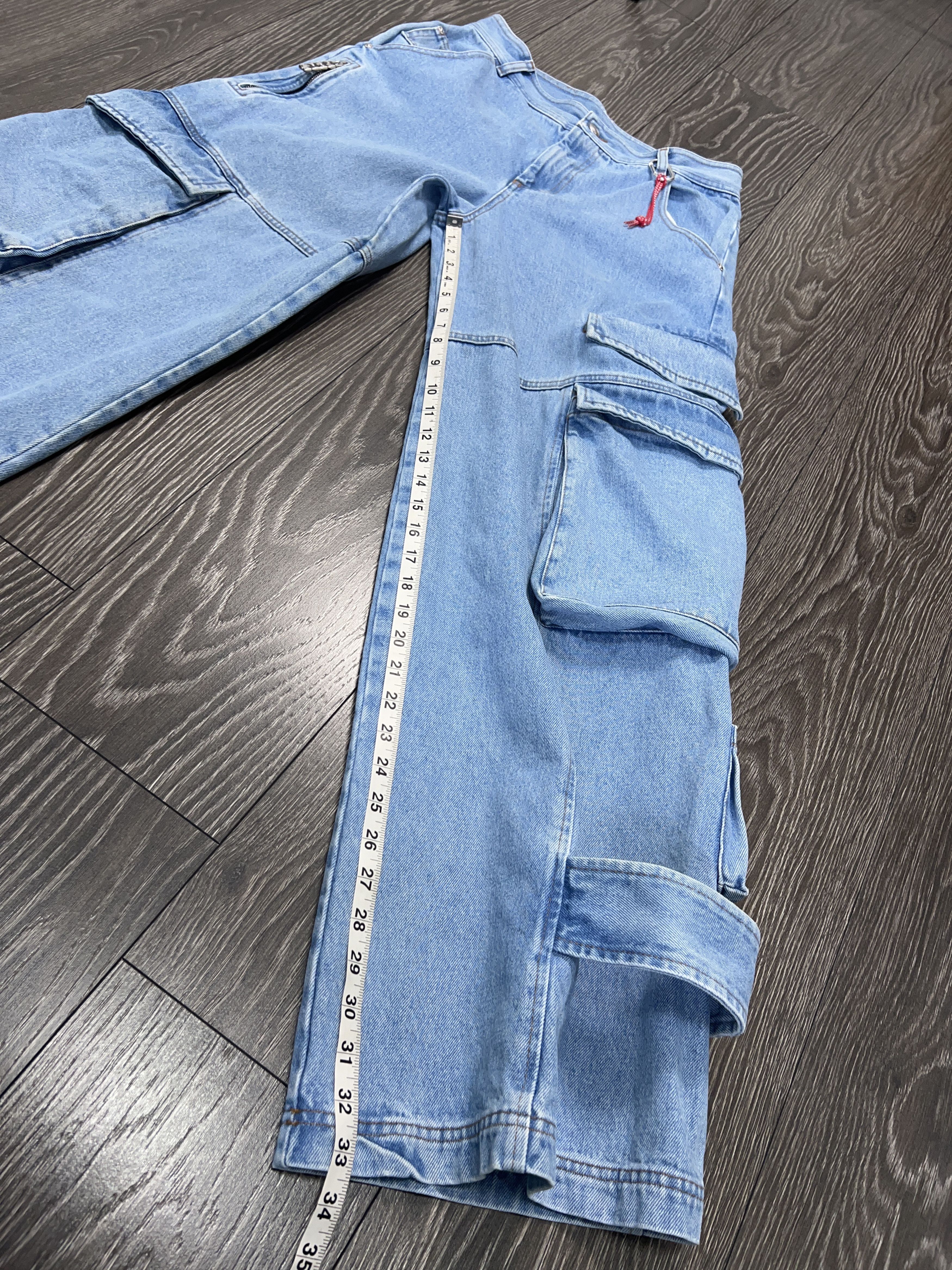 GCDS Ultracargo Denim Multipocket Pants Jeans Wide Leg Size 33 Size US 33 - 18 Thumbnail