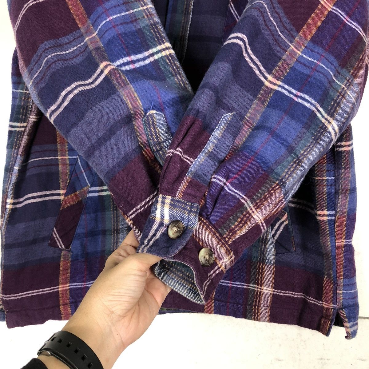 Japanese Brand 🔥VINTAGE CHORE JACKET RALPH ETON TARTAN DESIGN Size US L / EU 52-54 / 3 - 15 Thumbnail