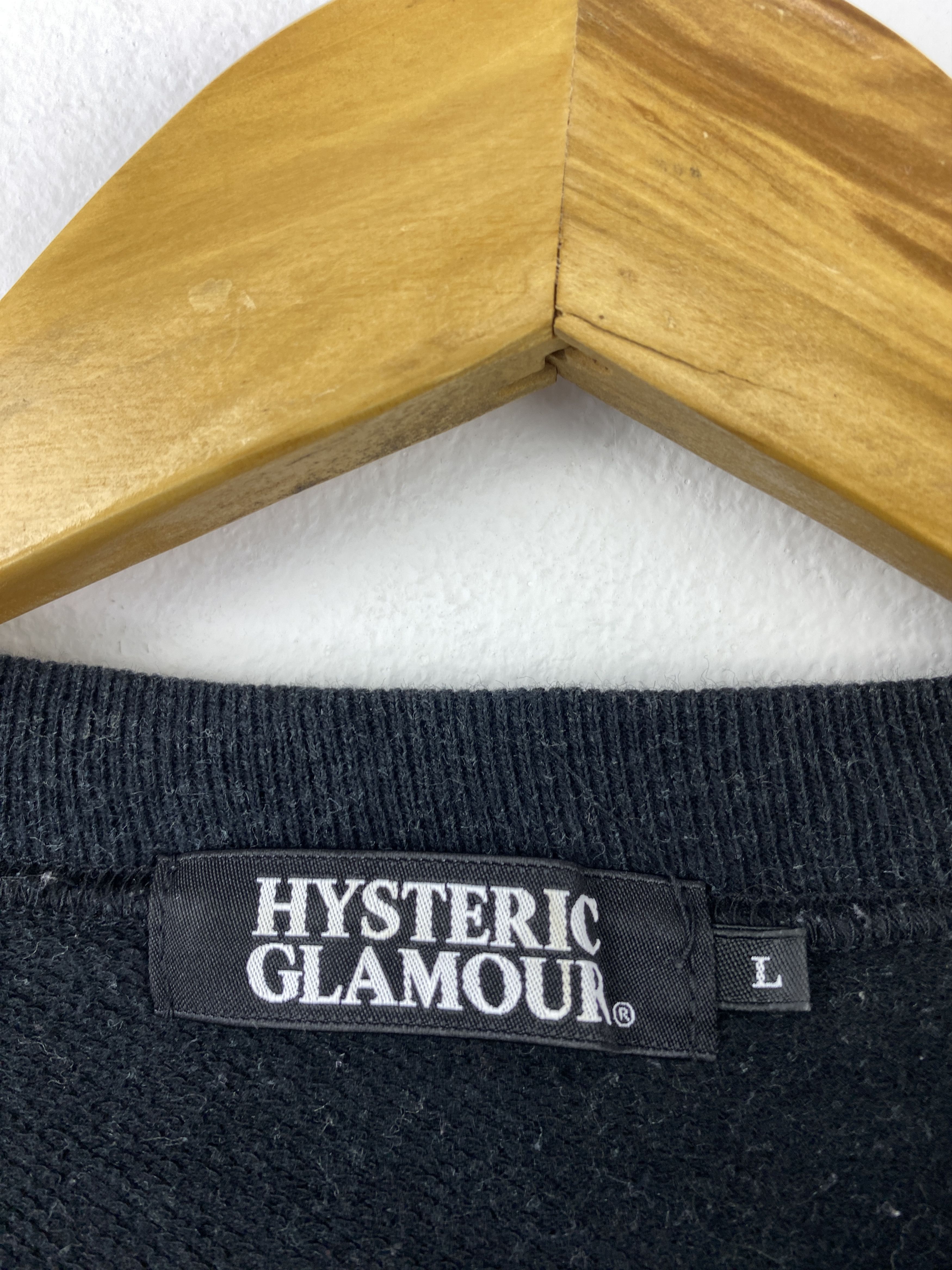 Hysteric Glamour Vintage Hysteric Glamour Distressed Sweatshirt SH0423 Size US L / EU 52-54 / 3 - 13 Thumbnail