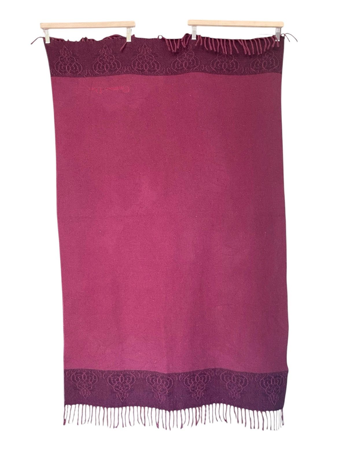 Christian Dior Monsieur Rare🔥CHRISTIAN DIOR Wool Shawl Body Size ONE SIZE - 4 Thumbnail