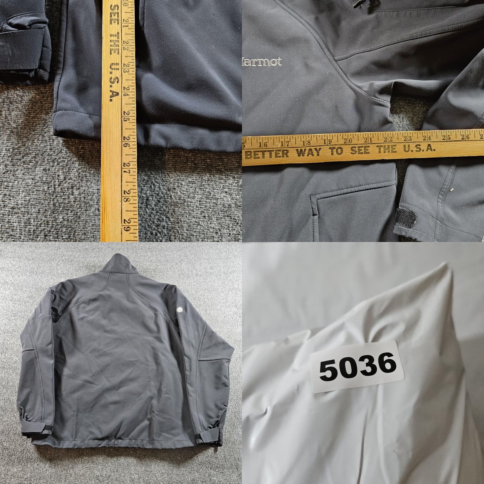 Marmot Marmot Jacket Mens L Gray Softshell Full Zip Lined Fleece Pockets Hiking Outdoor Size US L / EU 52-54 / 3 - 8 Thumbnail