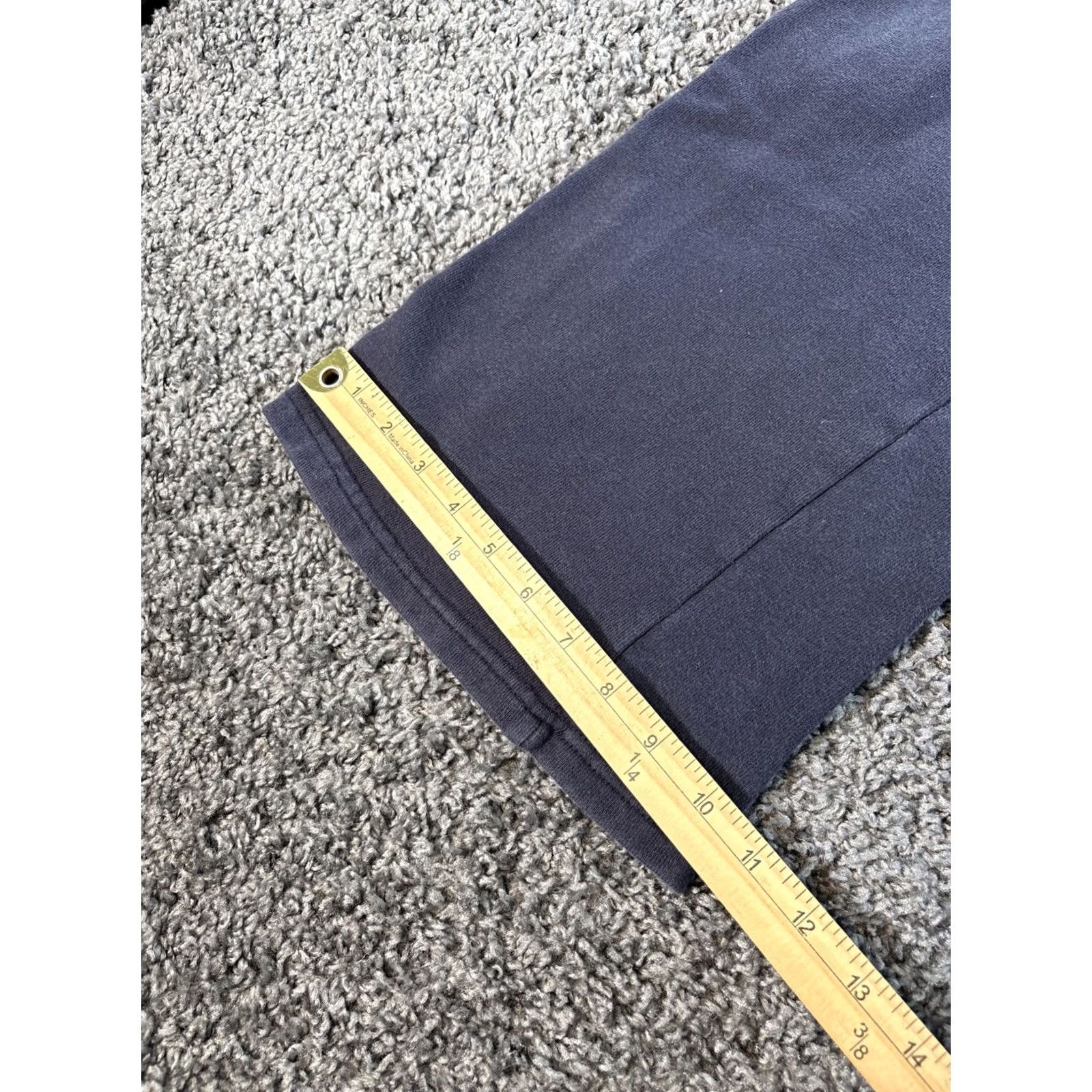 Brandy Melville Brandy Melville Sweatpants Womens One Size Wide-Leg Pull On Navy Blue Stripe Size 42" / US 20 - 3 Thumbnail