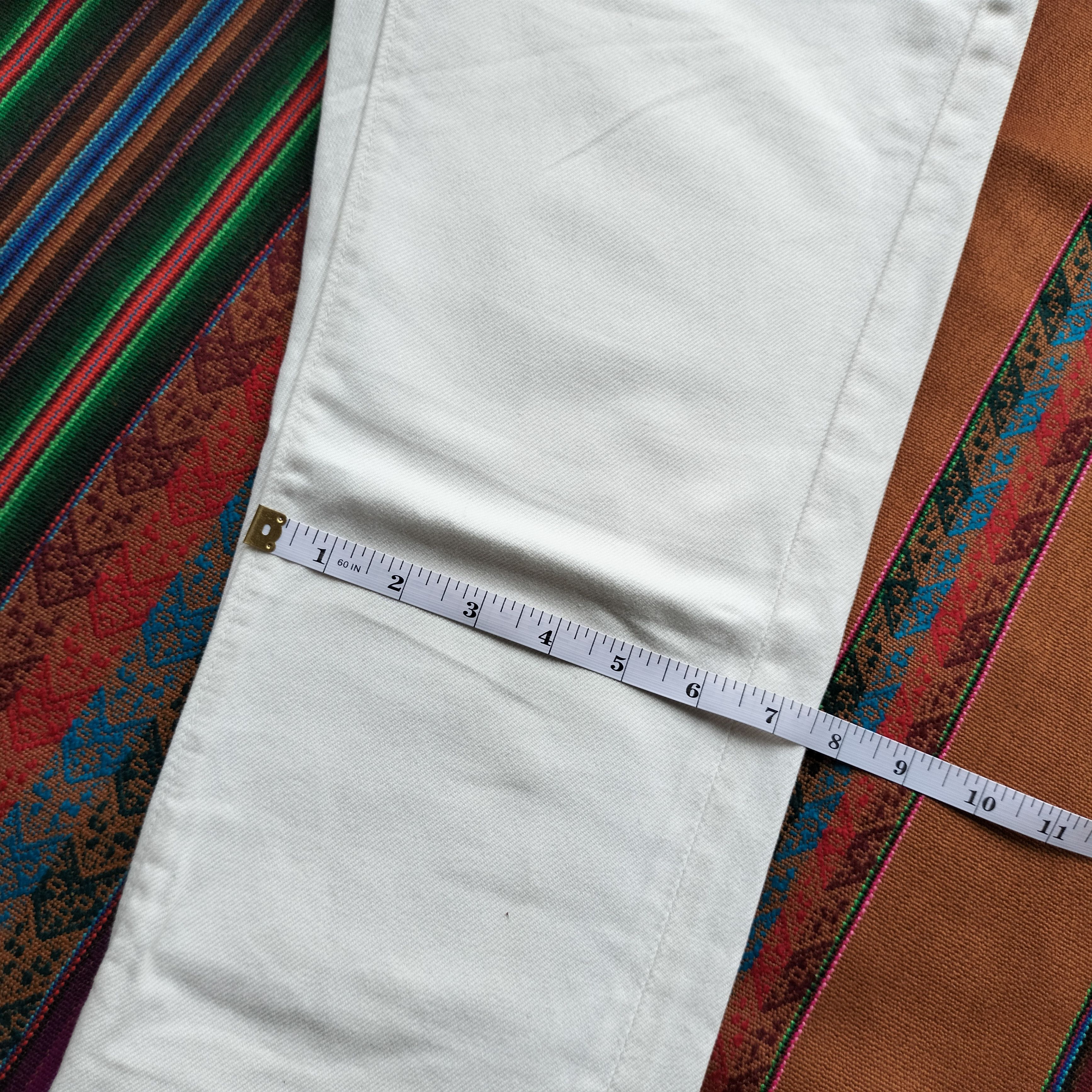 Orslow Orslow 107 white slim fit jeans Size US 29 - 14 Thumbnail