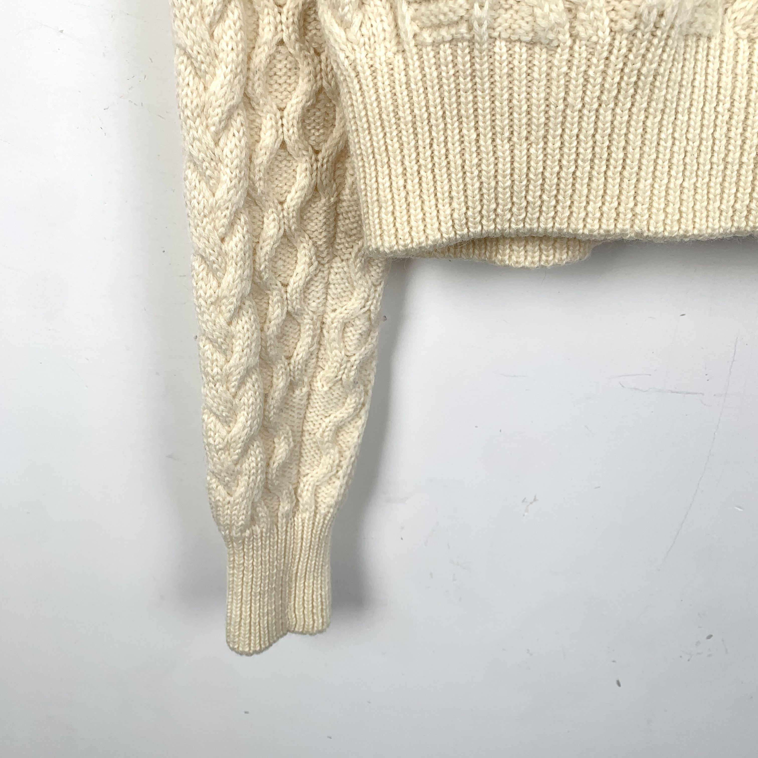 Saint Laurent Paris Saint Laurent Beige Half Turtleneck Wool (Size S) Size S / US 4 / IT 40 - 5 Thumbnail