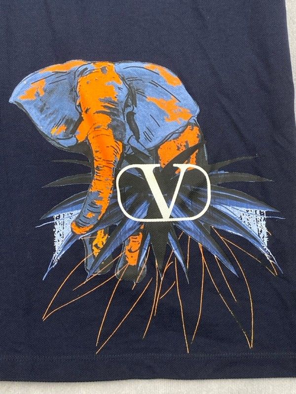 Valentino Valentino elephant V logo polo Size US XXL / EU 58 / 5 - 2 Thumbnail