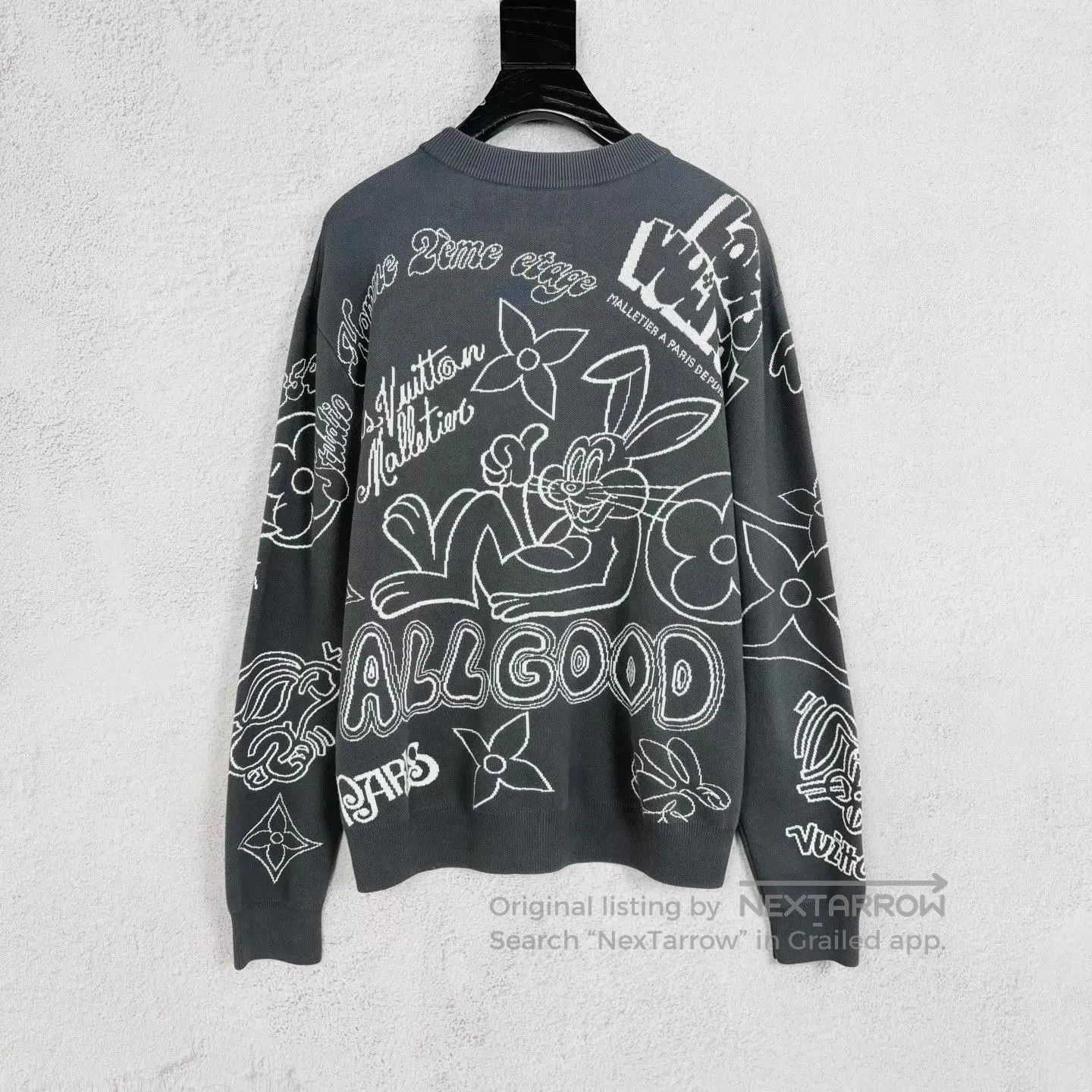 Louis Vuitton Multi Graphic Long Sleeve Knit Sweater. Size US S / EU 44-46 / 1 - 2 Thumbnail