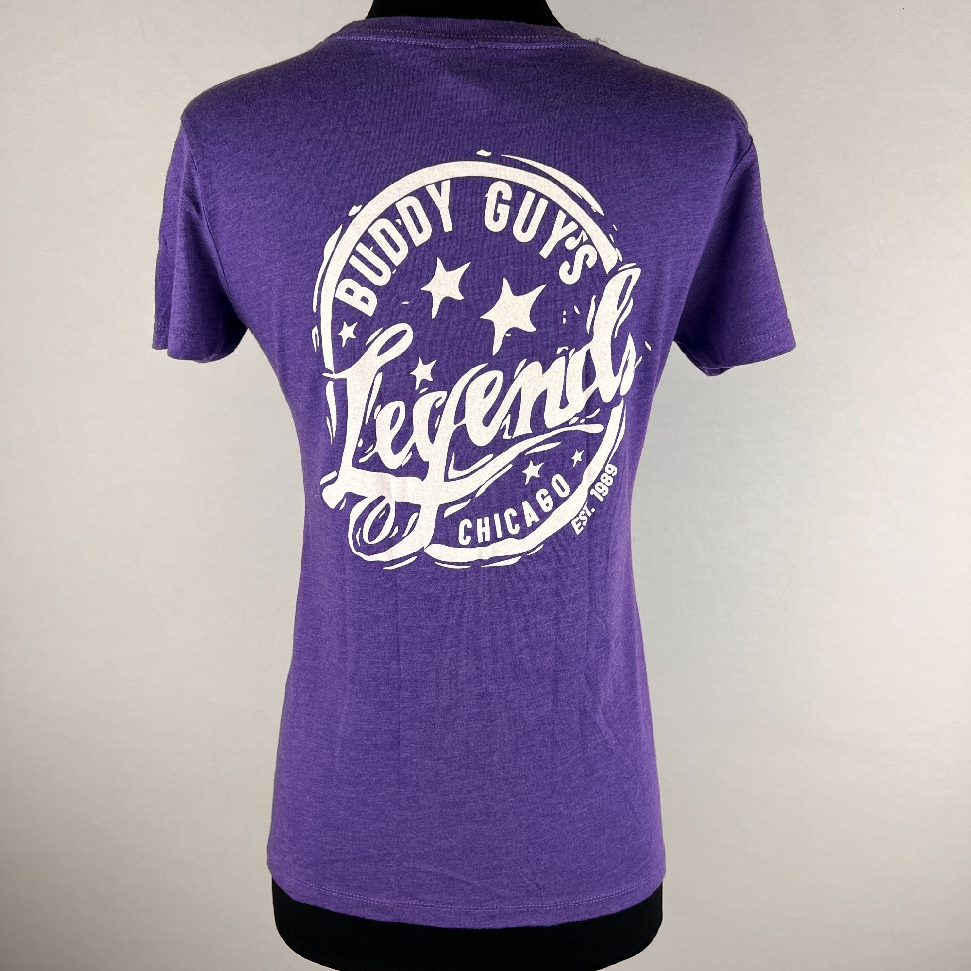 Next Level Buddy Guy Guitar Hero Legends Chicago Womens Med T-Shirt Shi Size M / US 6-8 / IT 42-44 - 4 Thumbnail