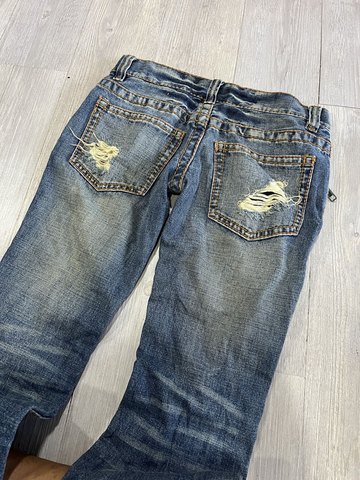 Hysteric Glamour RARE Distressed Denim Chortie vintage Size US 30 / EU 46 - 7 Thumbnail