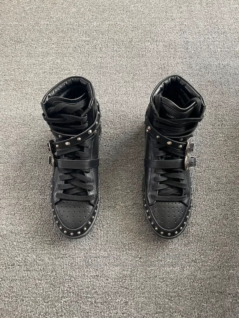Saint Laurent Paris Saint Laurent Paris Studded Carved Loafers Size US 8 / EU 41 - 2 Thumbnail