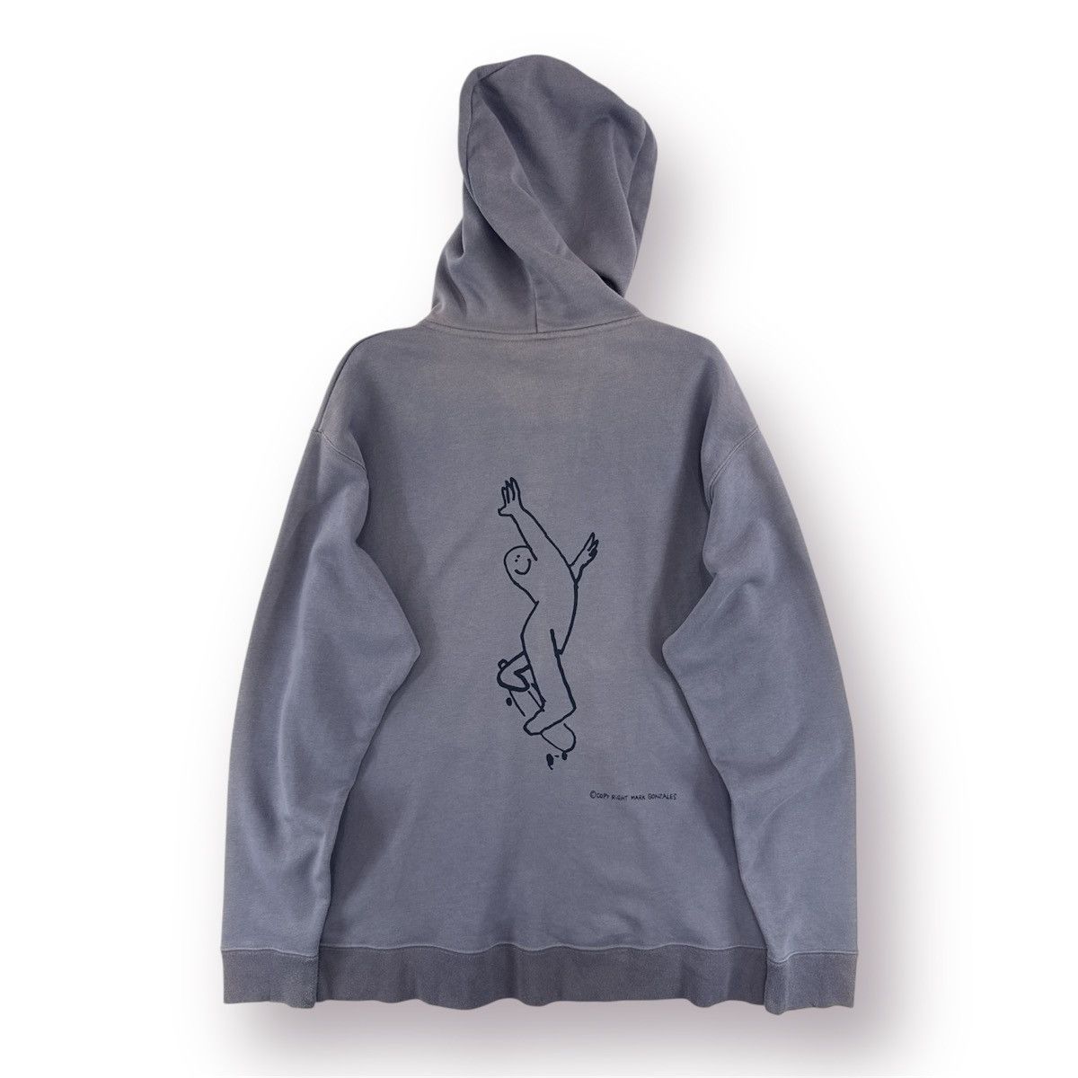 Santa Cruz Skateboards 🔥 Mark Gonzalez Skateboard Backhit Distressed Lilac Hoodie Size US M / EU 48-50 / 2 - 11 Thumbnail