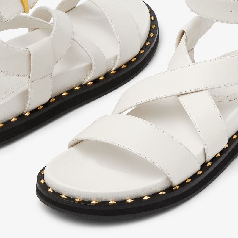 Jimmy Choo o1y0326 Sandals in White Size US 6 / IT 36 - 4 Thumbnail