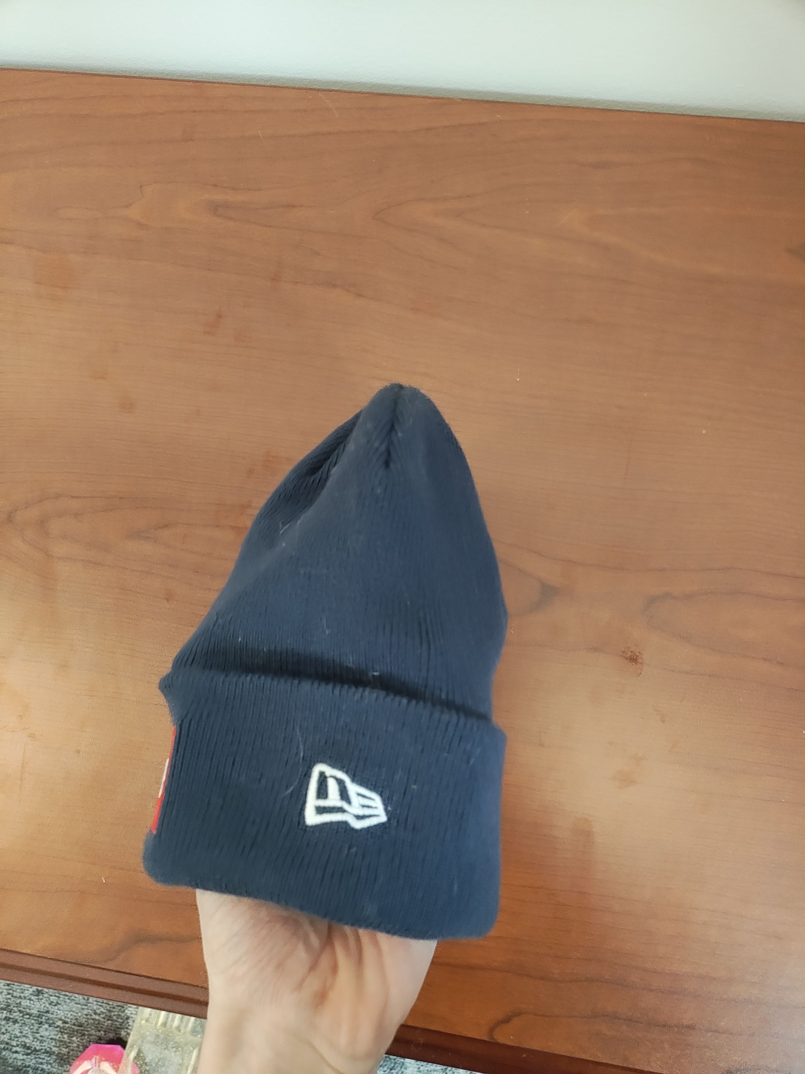 Supreme 2024 F/W Supreme/New Era beanie Navy Size ONE SIZE - 3 Thumbnail