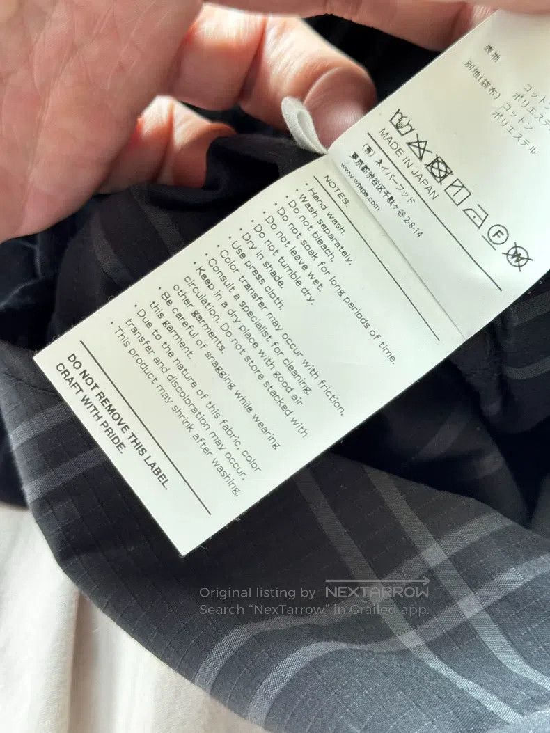Wtaps Wtaps Black plaid shirt Size US L / EU 52-54 / 3 - 8 Thumbnail