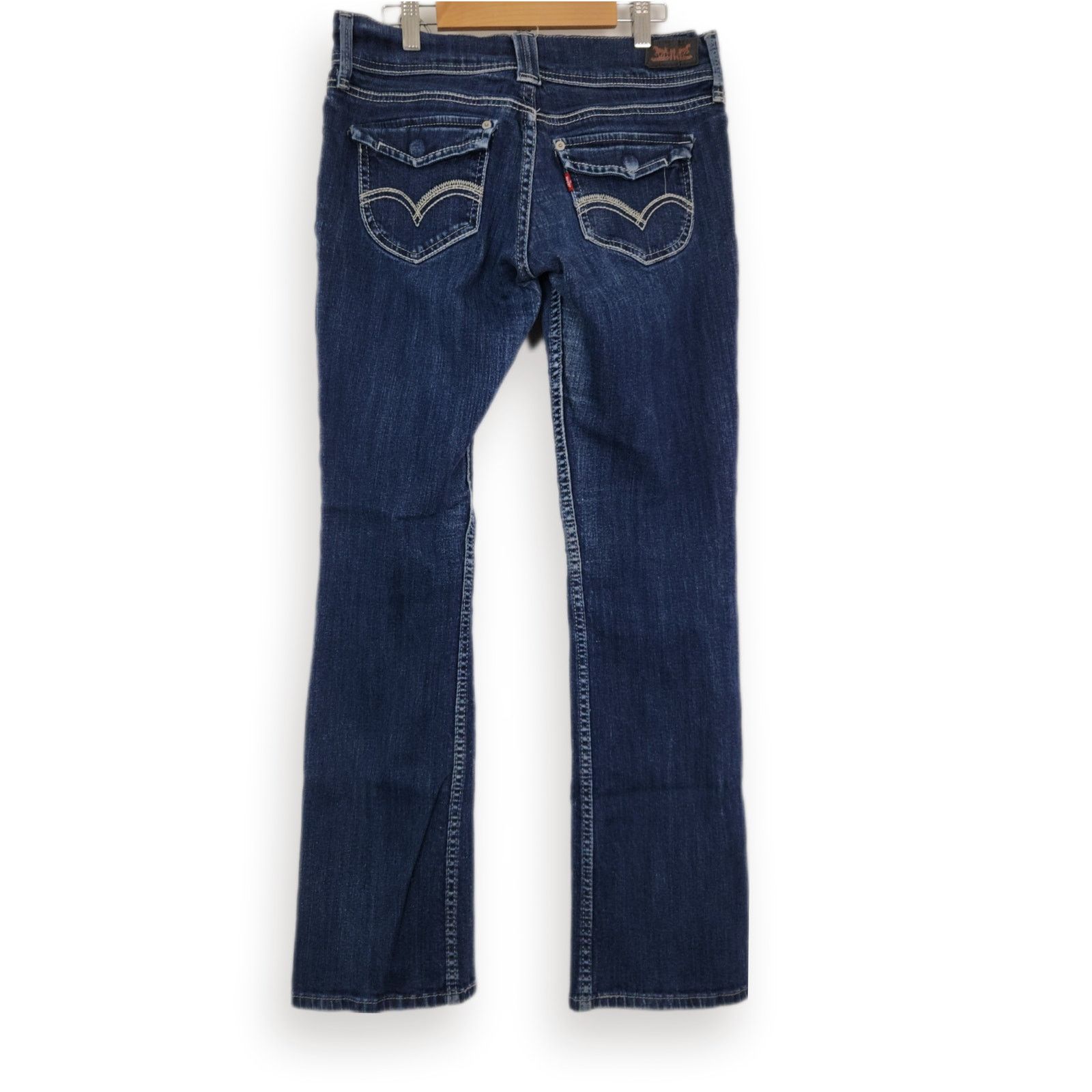 Levi's 2000s 524 Super Low Levi's Jeans Straight Dark Wash 9 Size 32" / US 10 / IT 46 - 1 Thumbnail