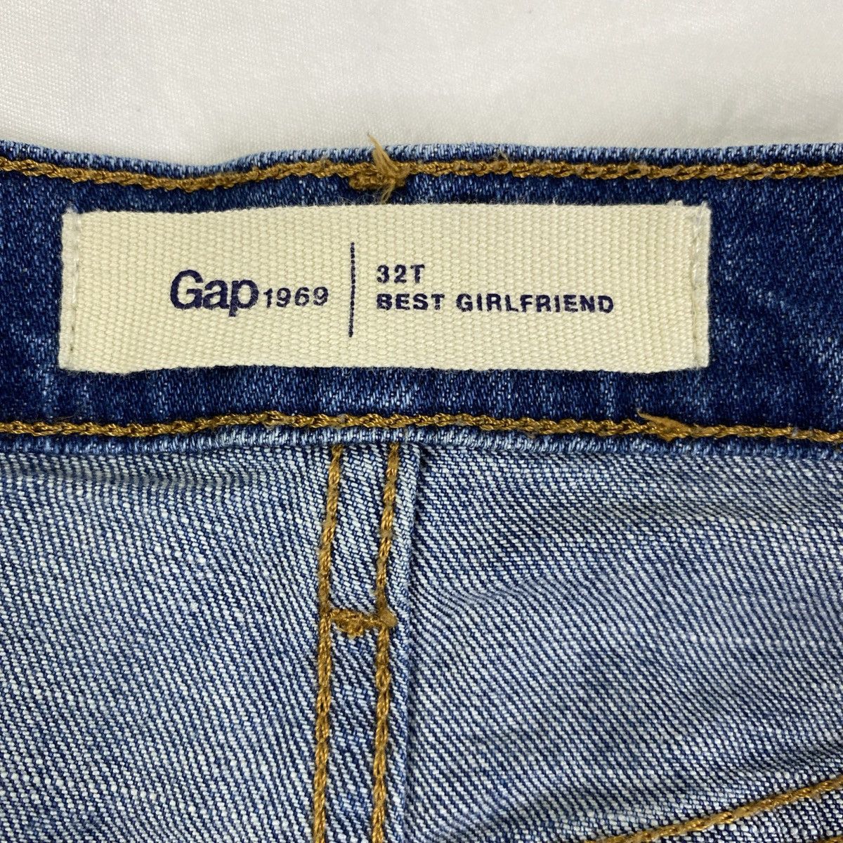 Gap Gap Jeans Woman's Sz 32 Tall Best Girlfriend Paint EUC Size 32" / US 10 / IT 46 - 7 Thumbnail